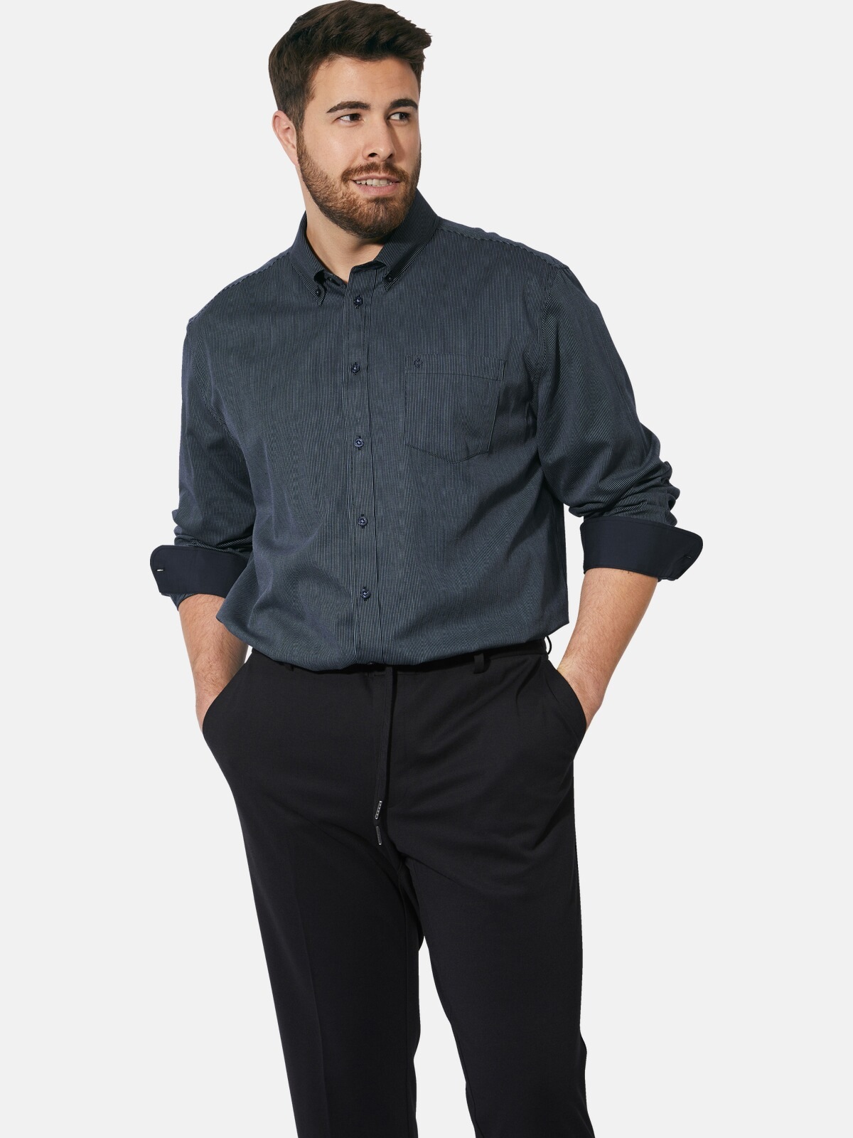 Charles Colby Langarmhemd "Doppelpack Hemd DUKE FERDINARUS" 2 aus pflegelei günstig online kaufen