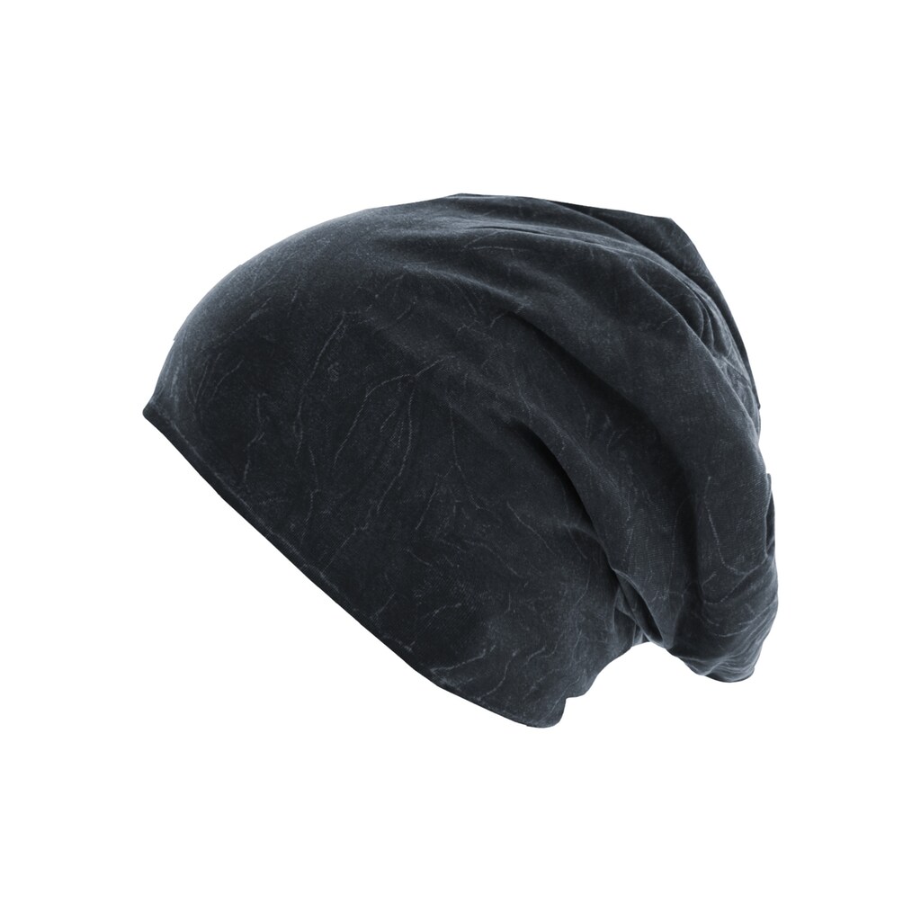MSTRDS Beanie »MSTRDS Accessoires Stonewashed Jersey Beanie«, (1 St.)