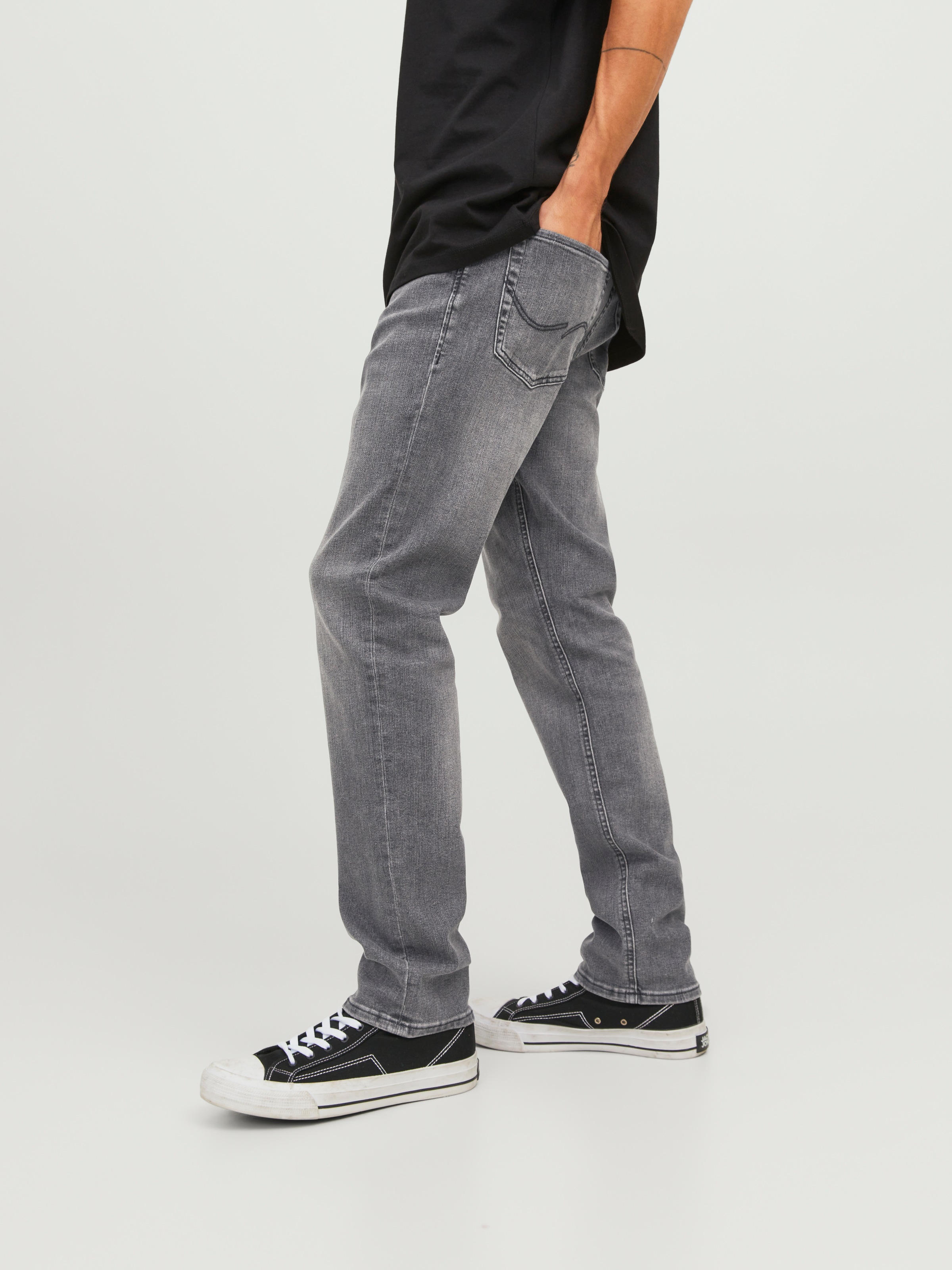 Thumbnail - Jack & Jones Slim-fit-Jeans "JJIGLENN mit Used-Look und Stretchkomfort", Abriebeffekte, modisch, slim fit, Baumwollmisch...