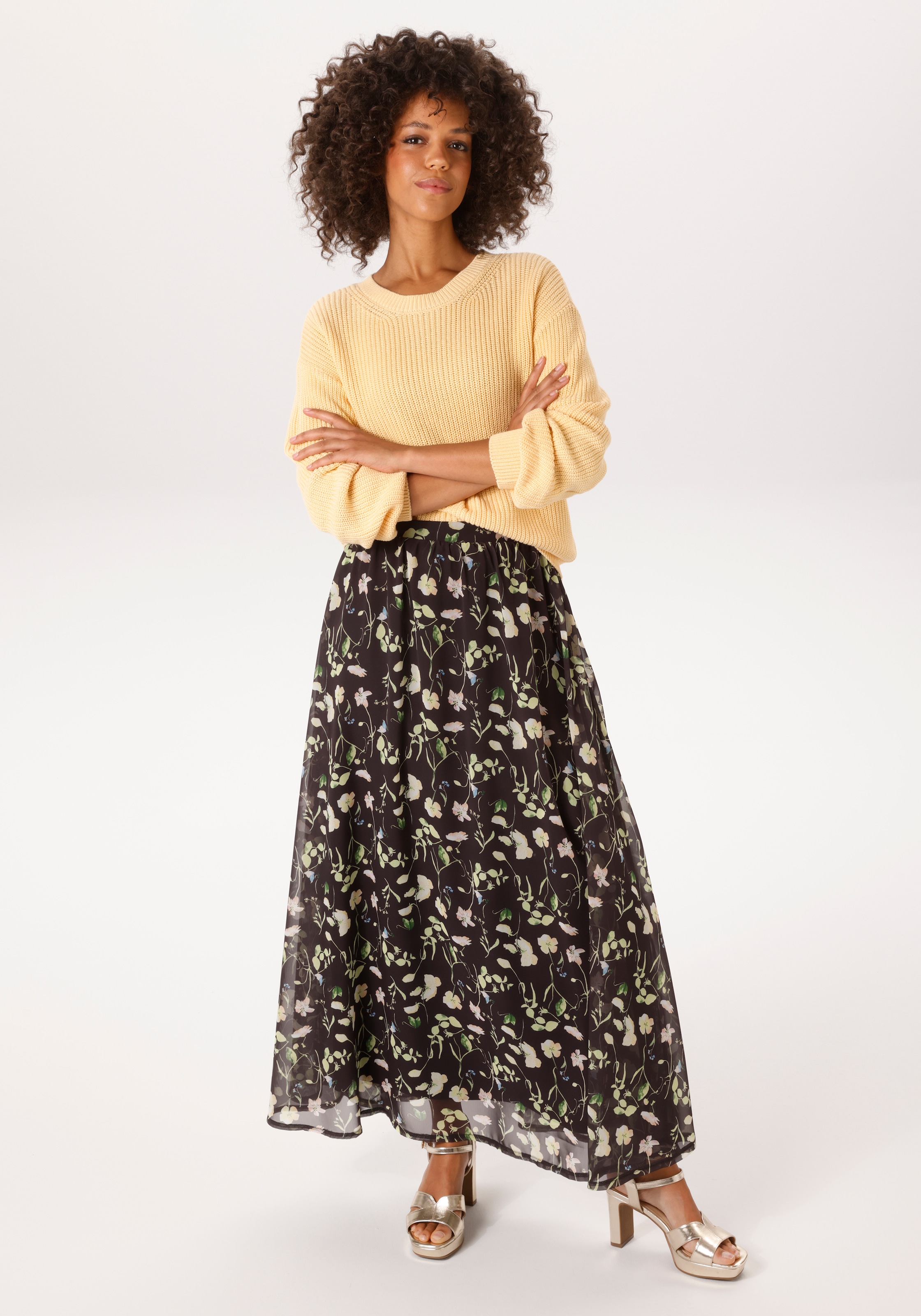 Aniston CASUAL Strickpullover in trendiger Farbpalette