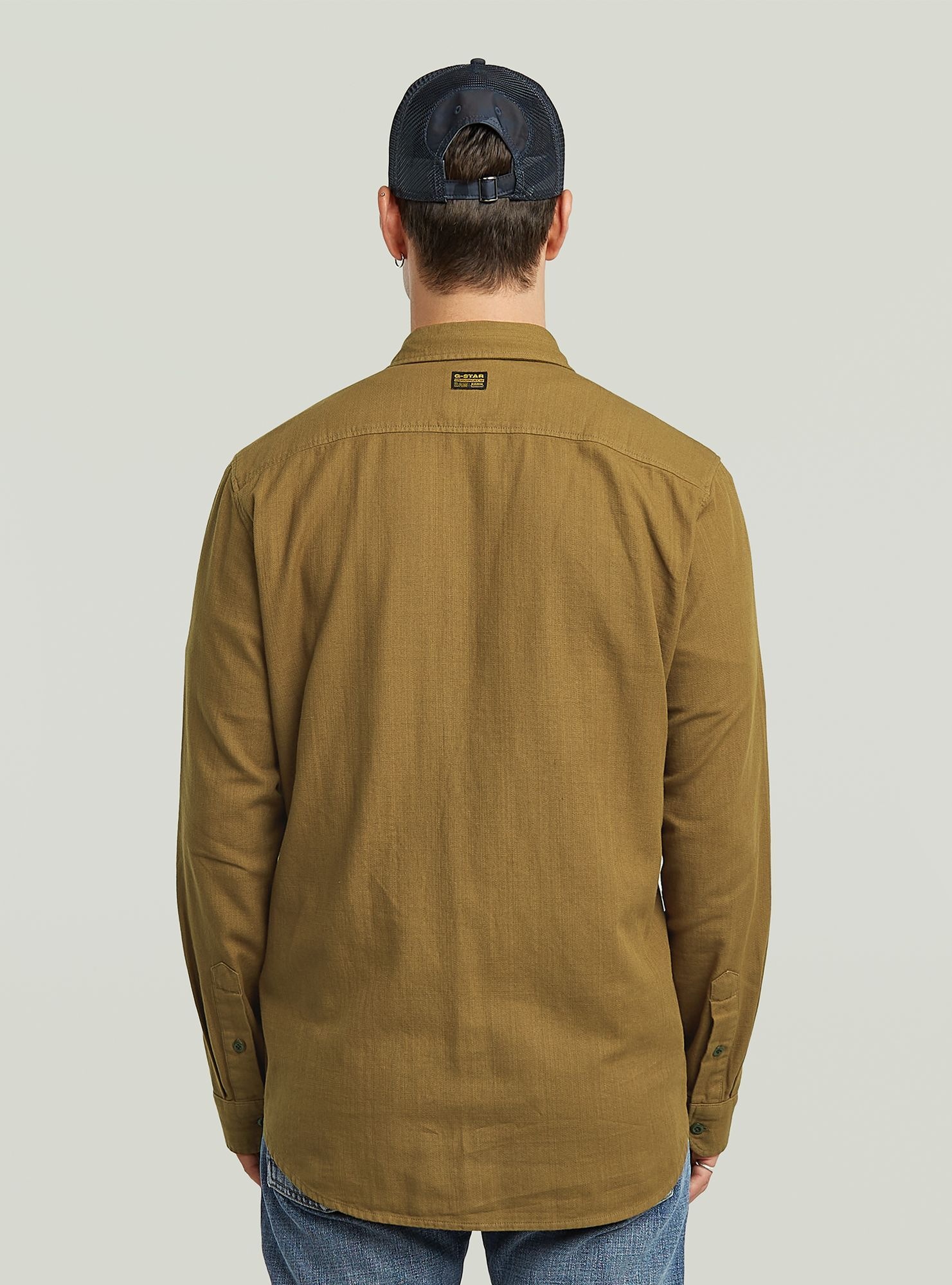 G-STAR Langarmshirt "Marine Slim Shirt" günstig online kaufen