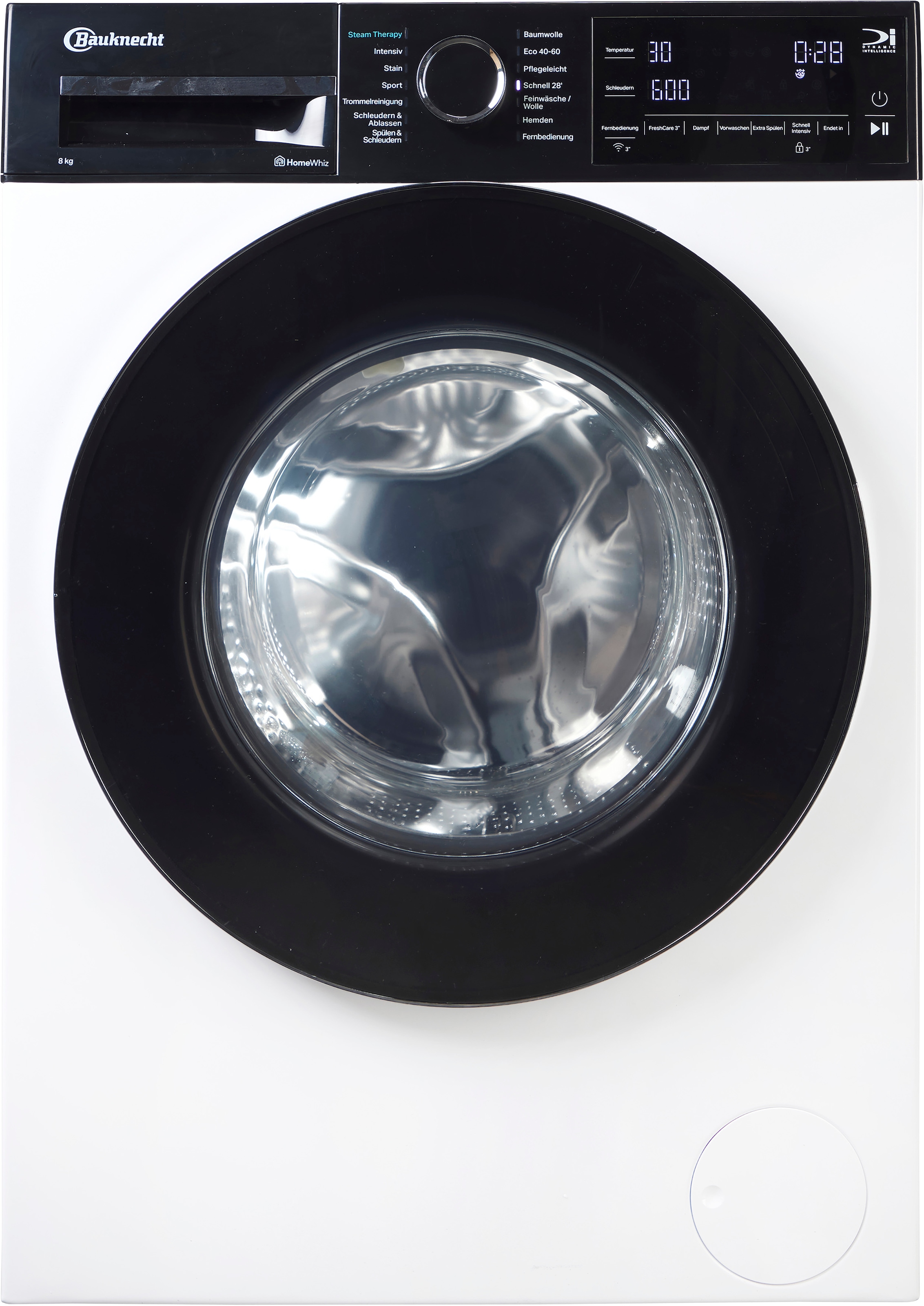 BAUKNECHT Waschmaschine »B WM 8A6 BC S« 8 kg 1400 U/min Adaptive Wash – Intelligente Anpassung 
für perfekte Waschergebnisse