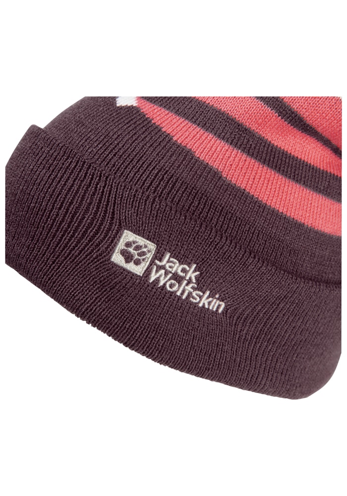 Jack Wolfskin Bommelmütze »STRIPY POMPOM BEANIE K«