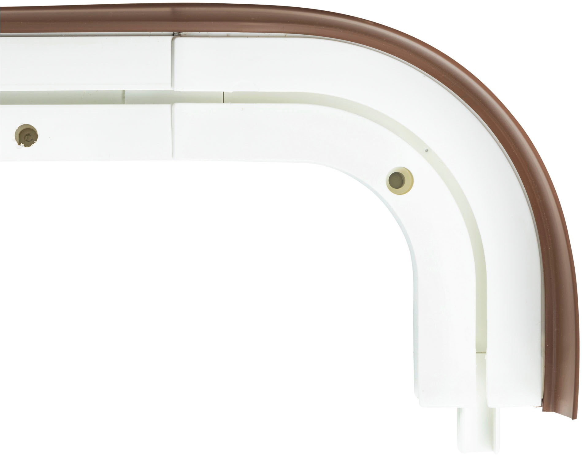 Thumbnail - SN DECO GROUP Vorhangschiene "SH1" 1 läufig-läufig Fixmaß Set 1-läufig, inkl. Rundbögen, Blende 7,5 cm, vorgebohrt, Inne...