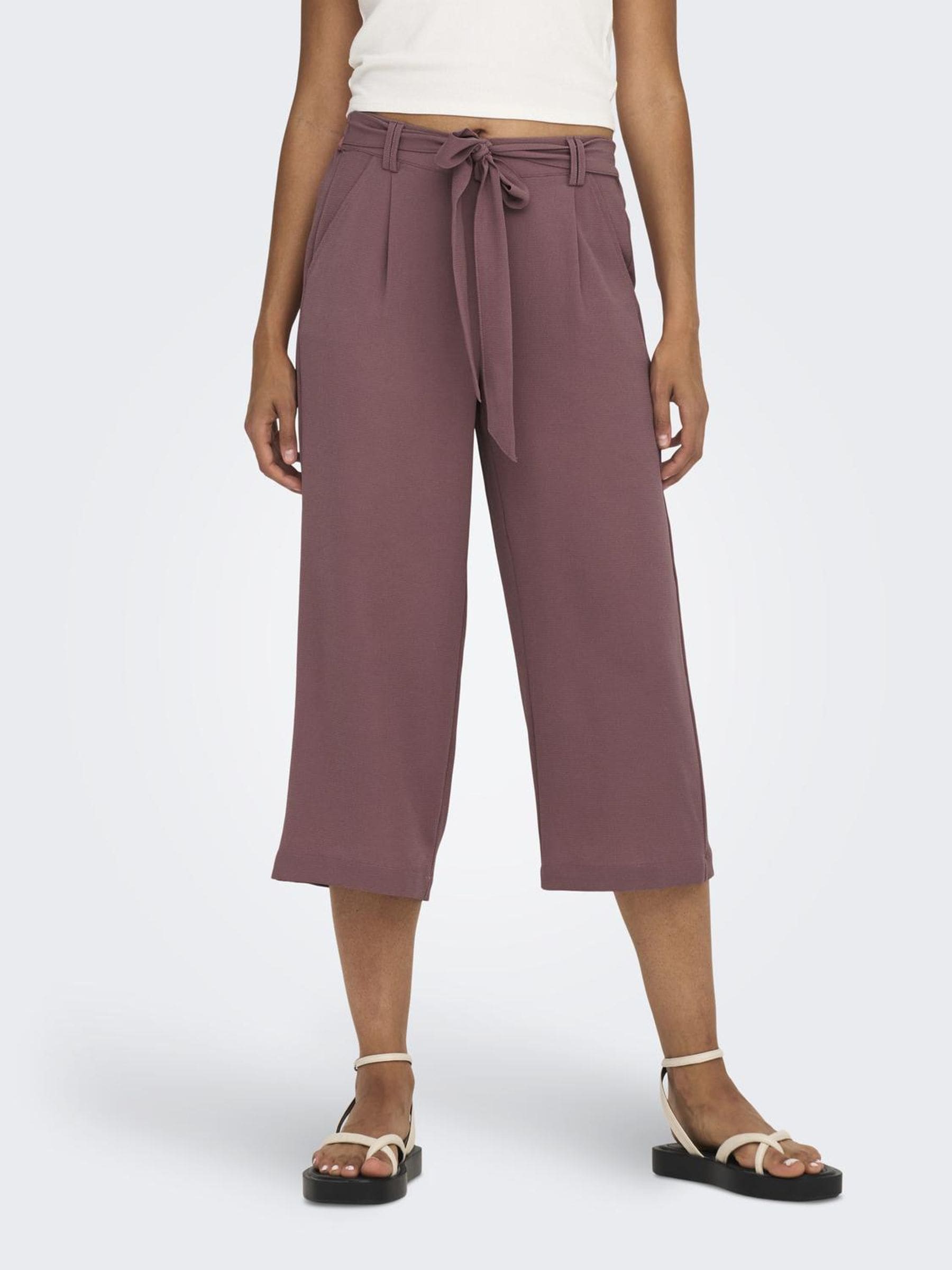 ONLY Palazzohose »ONLWINNER PALAZZO CULOTTE PANT NOOS PTM«, in uni oder gestreiftem Design