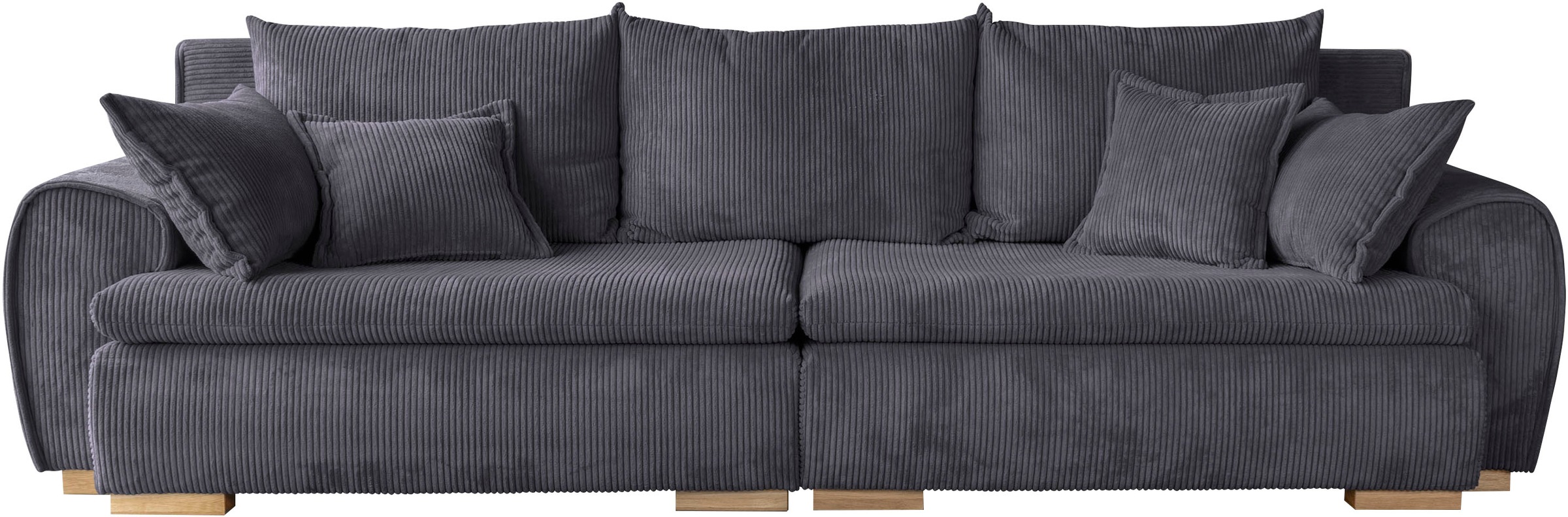 Home affaire Big-Sofa "Katja", Breite 275 cm, Cord-Bezug günstig online kaufen