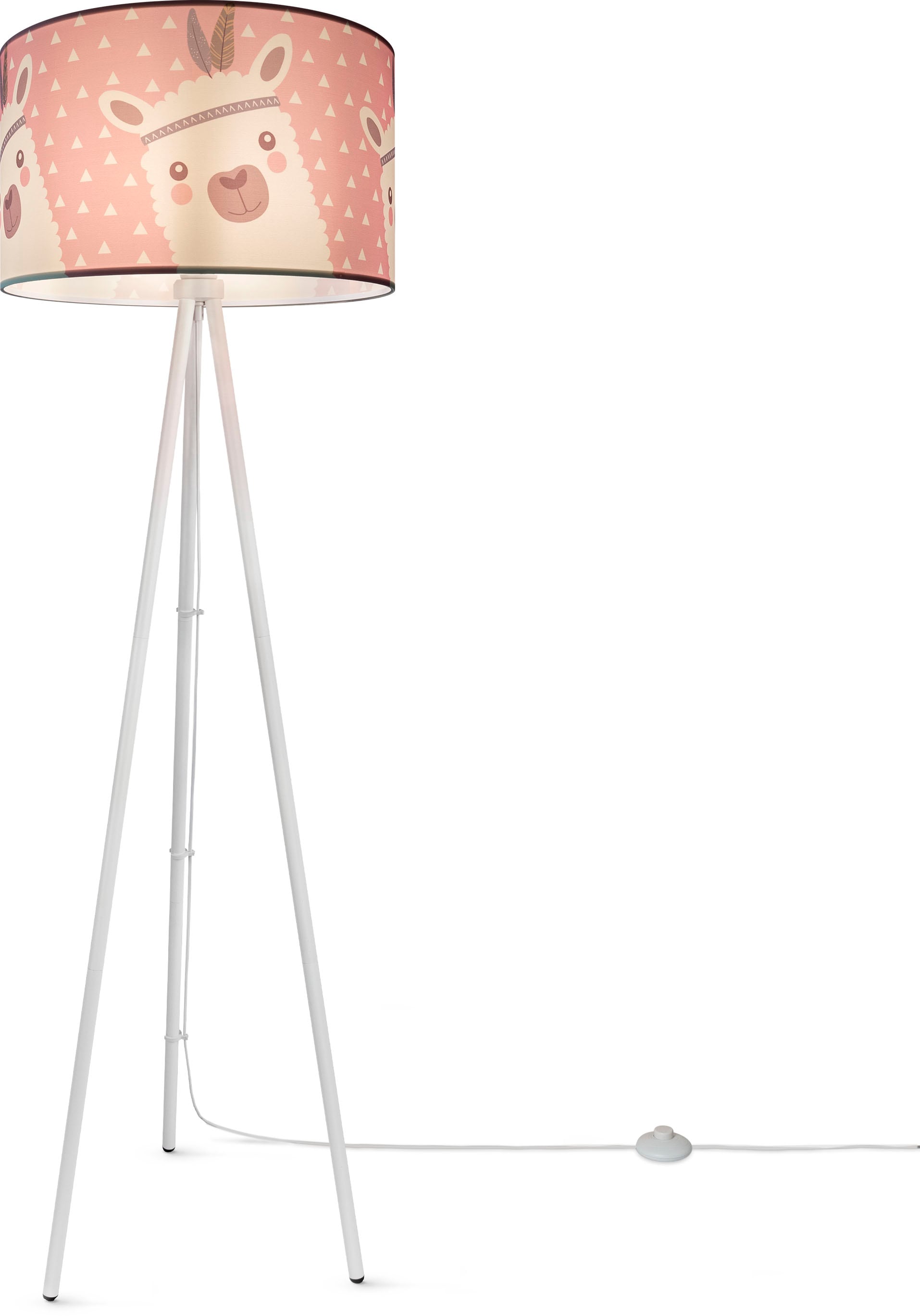 Paco Home Stehlampe »Trina Ela«, Kinderlampe LED Kinderzimmer Lampe Mit Lama -Motiv Stehleuchte E27 | Sale bei BAUR