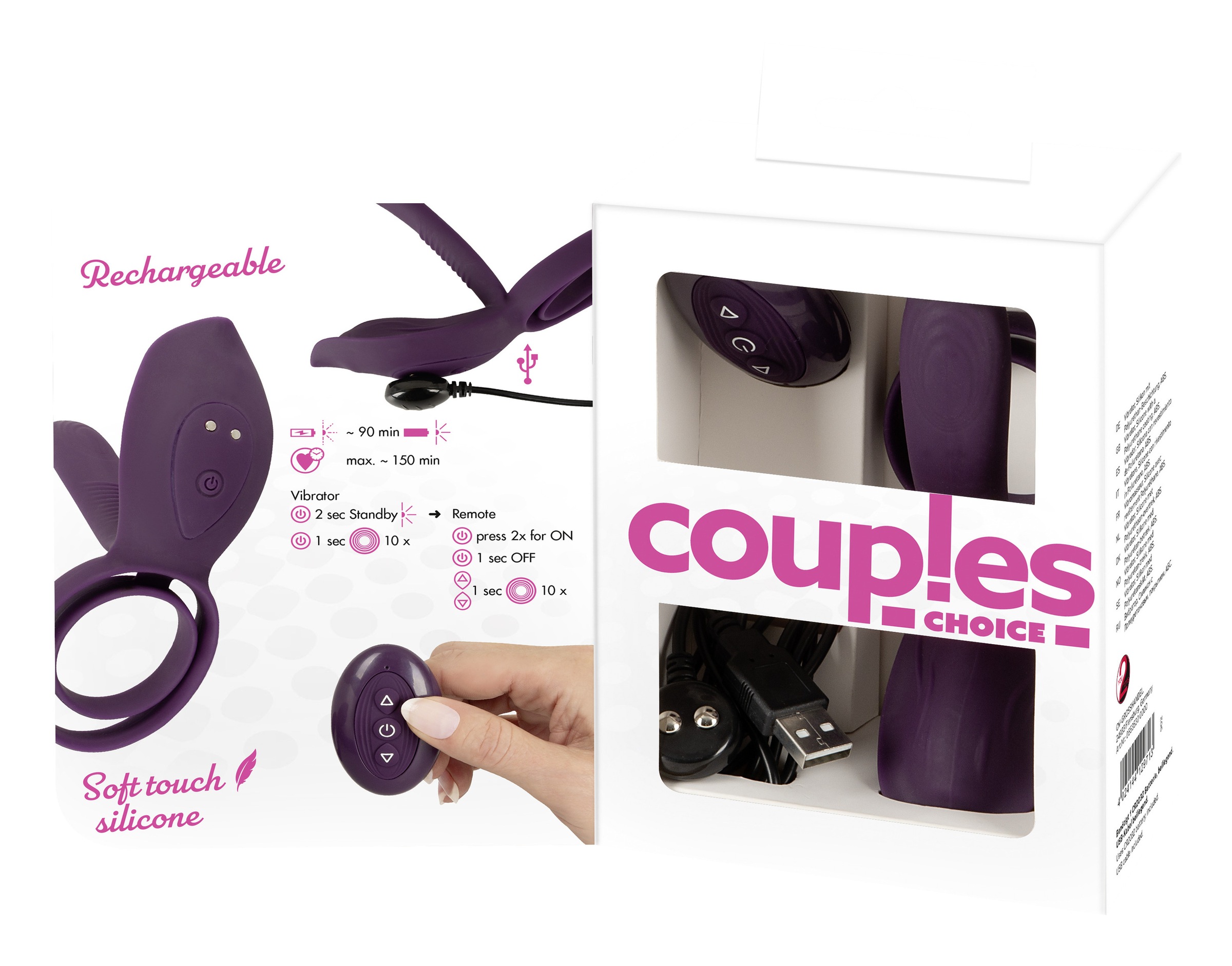coup!es choice Vibrator »Paarvibrator RC Couple`s Vibrator 2«