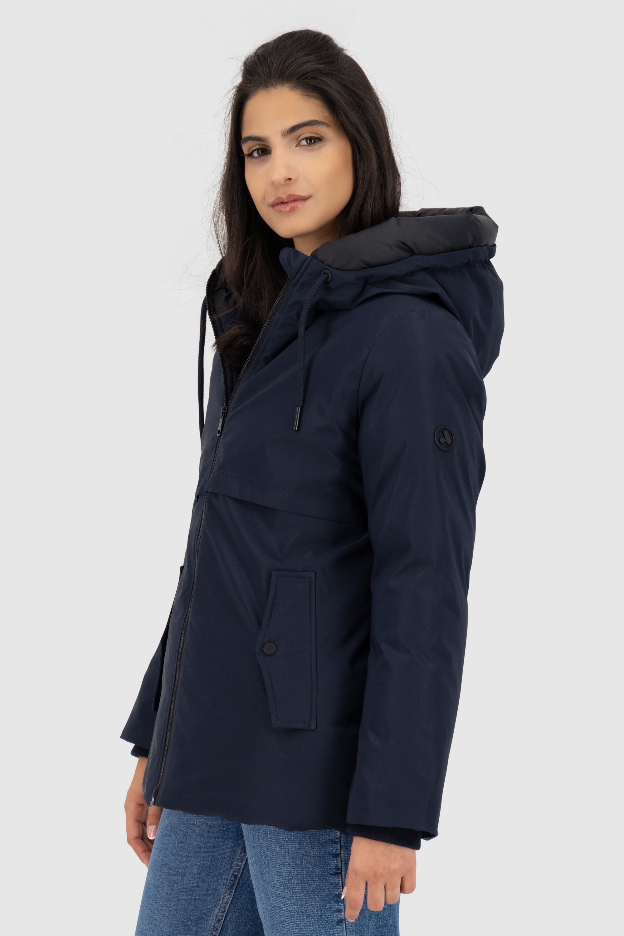 Alife & Kickin Winterjacke »Damen CicelyAK A«, Kurze warme Damenwinterjacke mit gefütterter Kapuze