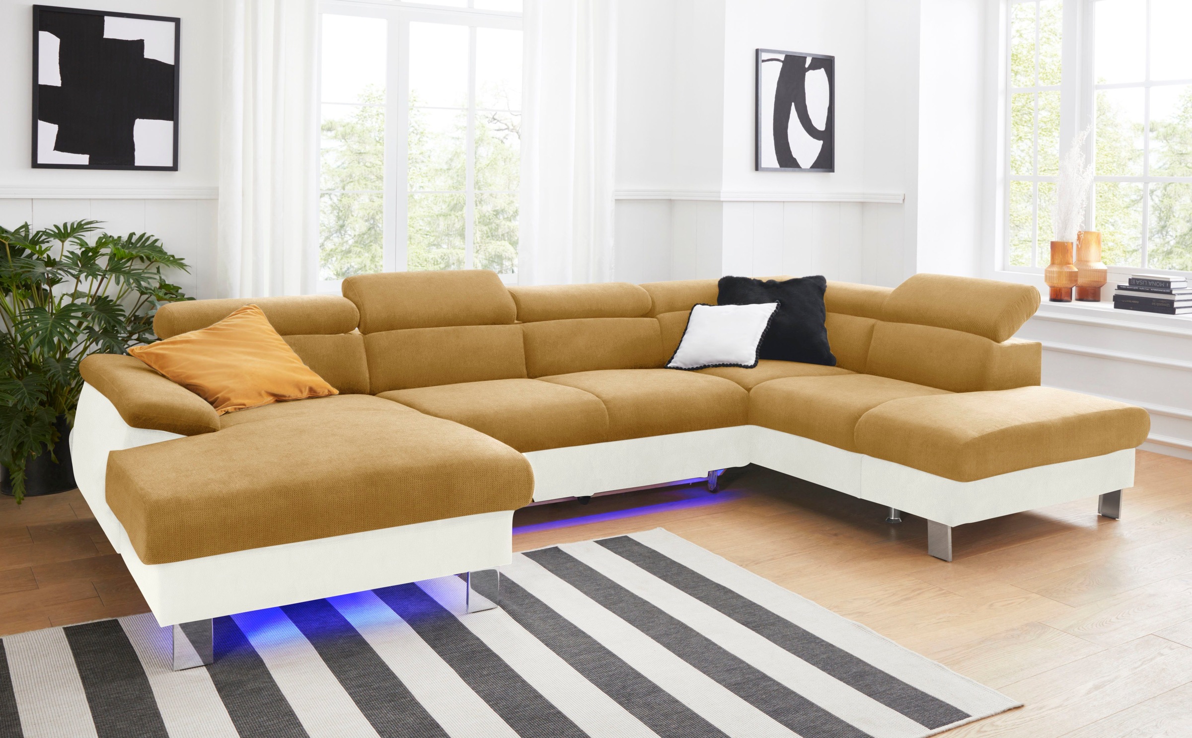 COTTA Polstergarnitur "Komaris U-Form", (Set), Set bestehend aus: Wohnlands günstig online kaufen