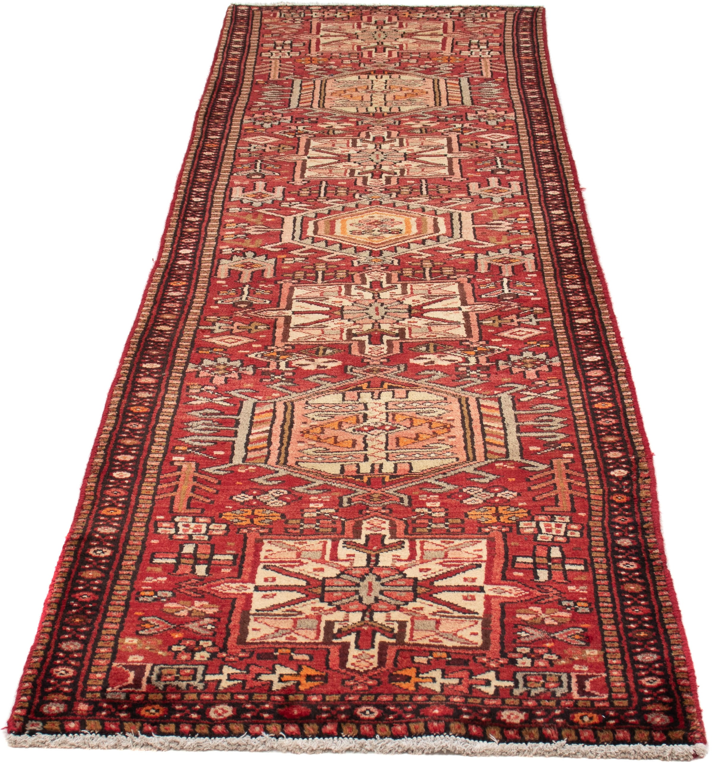 morgenland Orientteppich "Perser - Nomadic - 260 x 77 cm - rost", rechteckig, 10 mm Höhe, Wohnzimmer, Handgeknüpft, Einz