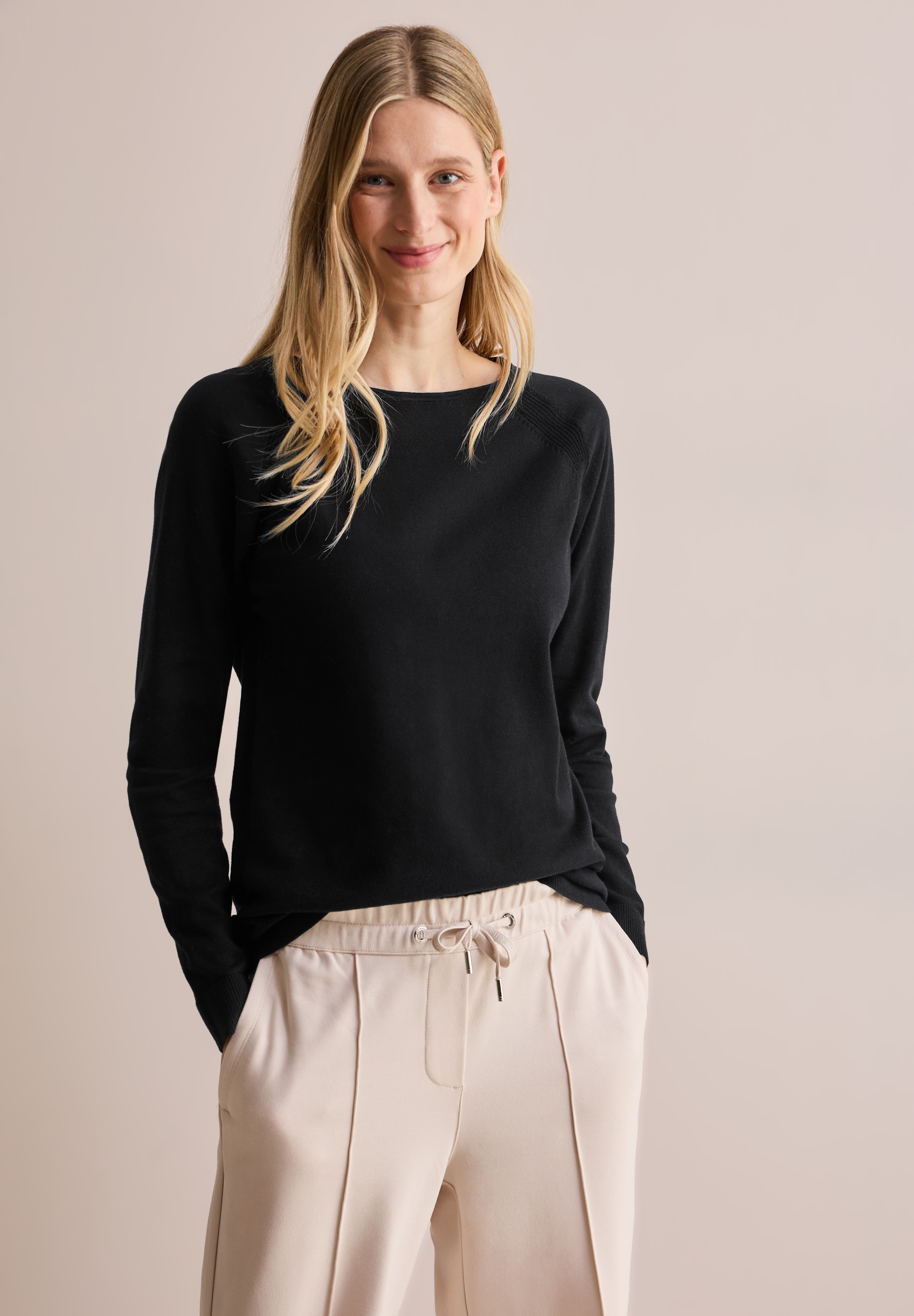 Cecil Strickpullover, aus reiner Baumwolle