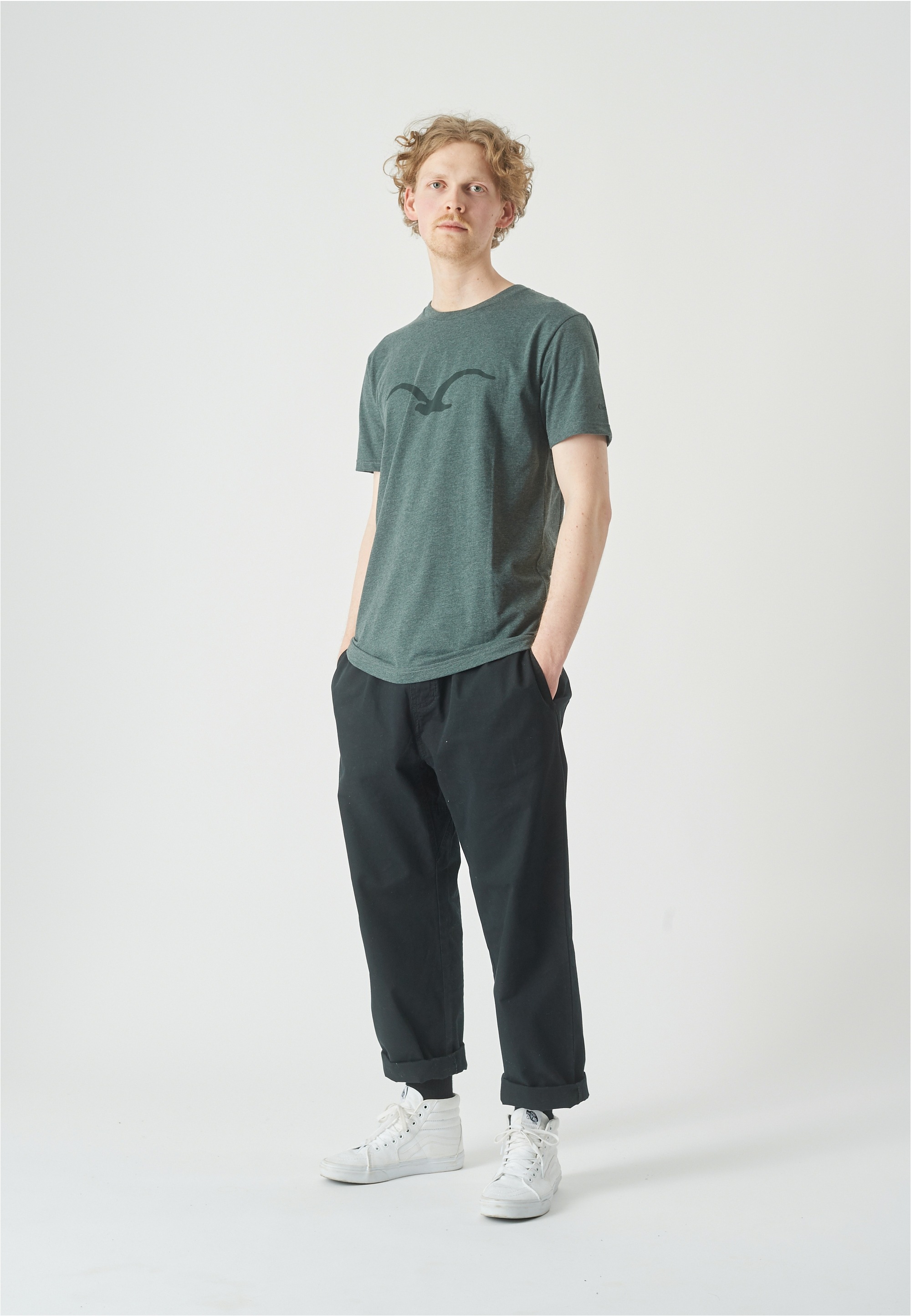 Cleptomanicx T-Shirt »Mowe«, mit klassischem Print