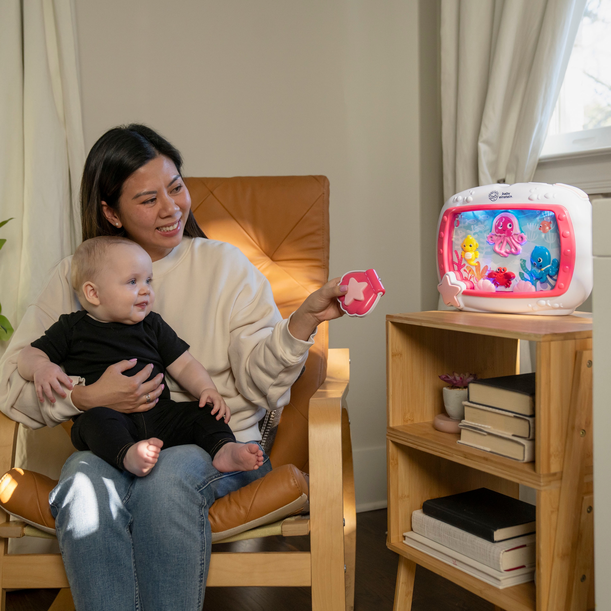 Baby Einstein Nachtlicht »Sea Dreams Soother Sleep Soother« LED-Modul blau inklusive Fernbedienung