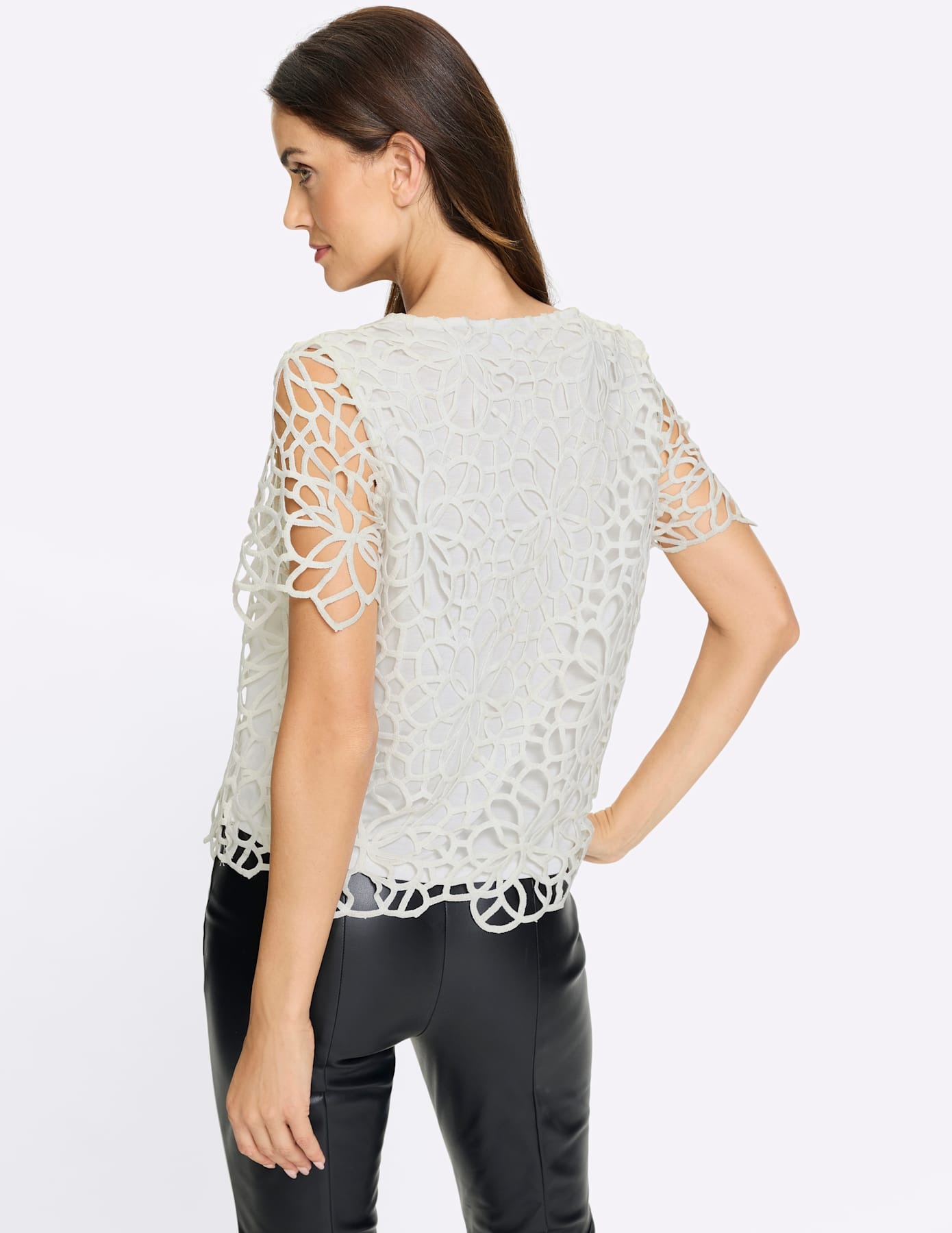 HEINE Lace Blouse Ecru 50 2