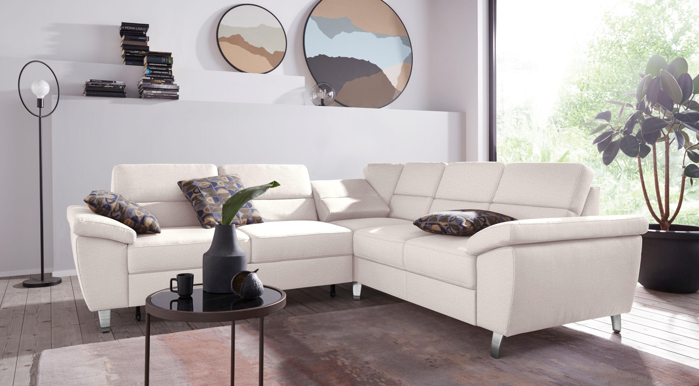 sit&more Ecksofa »Sorano L-Form«, wahlweise mit Bett- und Relaxfunktion, inkl. Bettkasten
