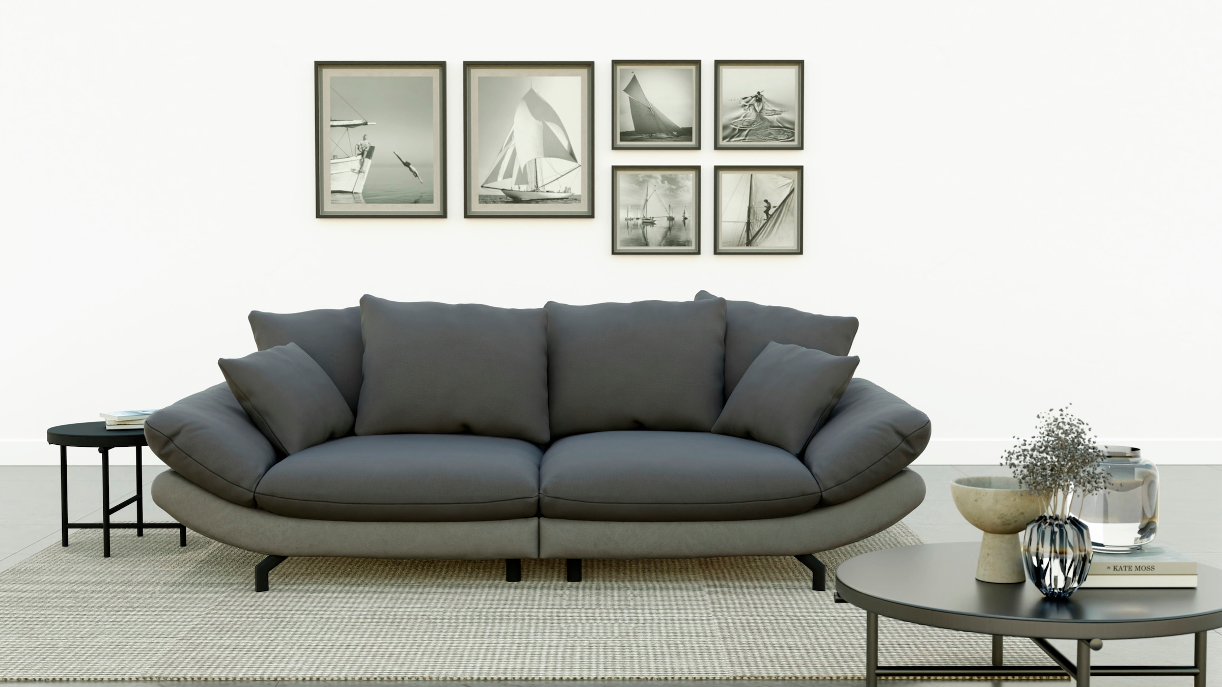 TRENDMANUFAKTUR Big-Sofa "Gizmo, modernes Megasofa zum Wohlfühlen", mit weichem Sitzkomfort und zeitlosem Design