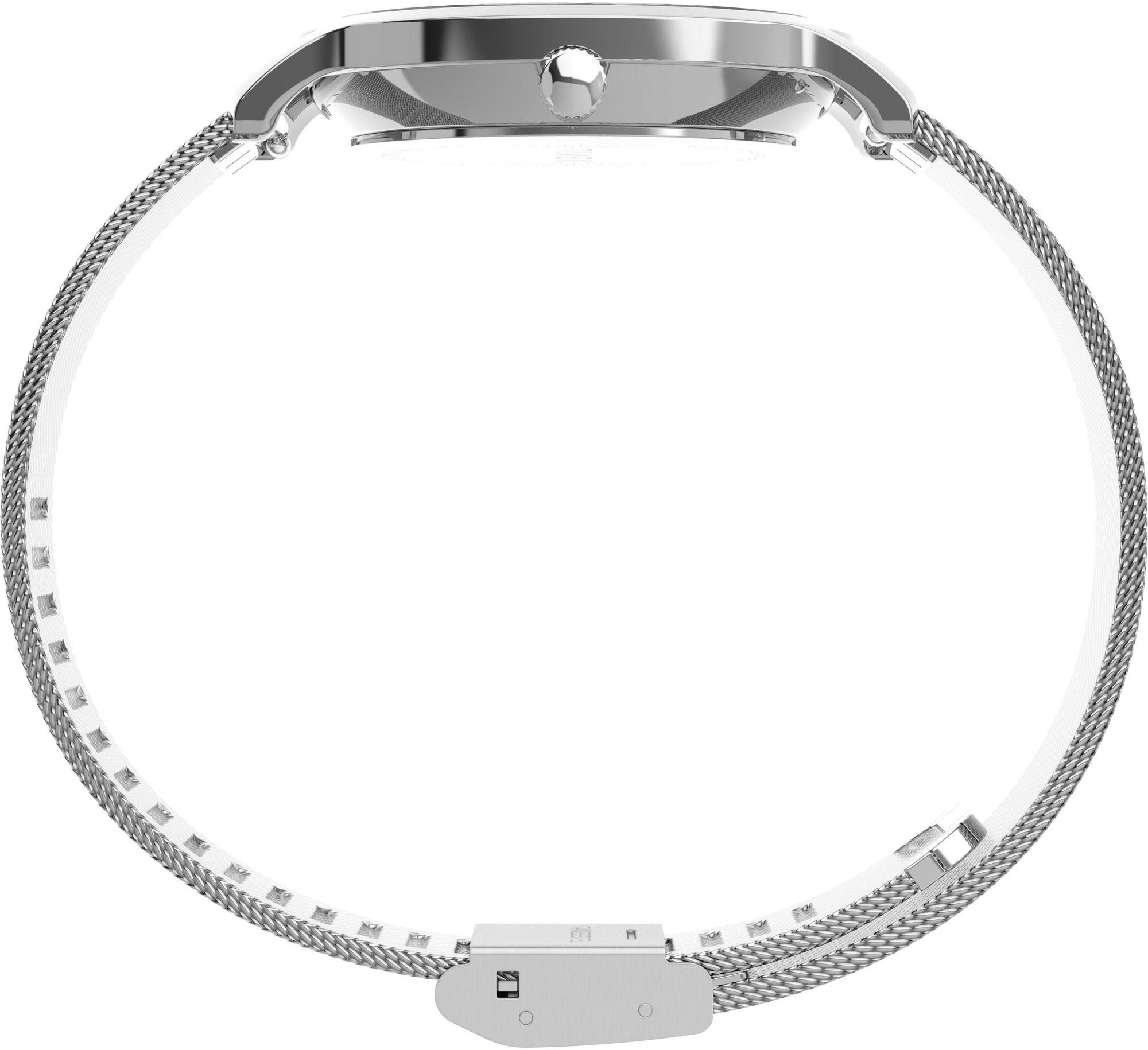 Timex Quarzuhr »TRANSCEND«, Armbanduhr, Damenuhr,Edelstahlarmband,analog