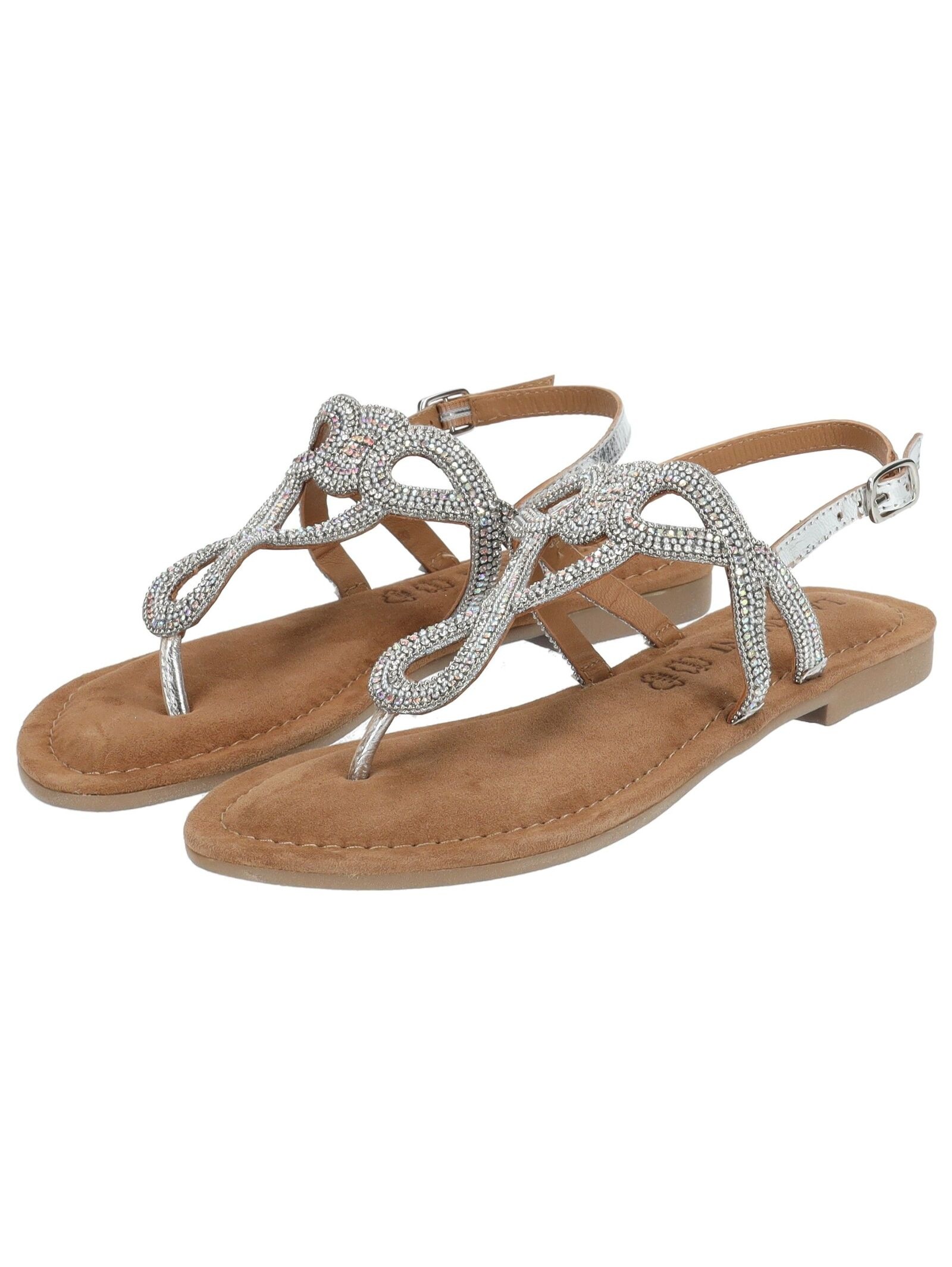 Lazamani Riemchensandale »Lazamani Sandalen Leder/Textil«