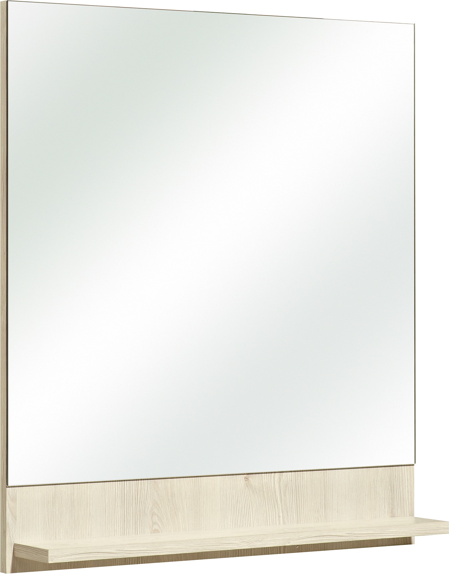 Wandspiegel »Quickset 350 Flächenspiegel mit Ablage, 60 cm breit, 68 cm hoch«, Pinie...