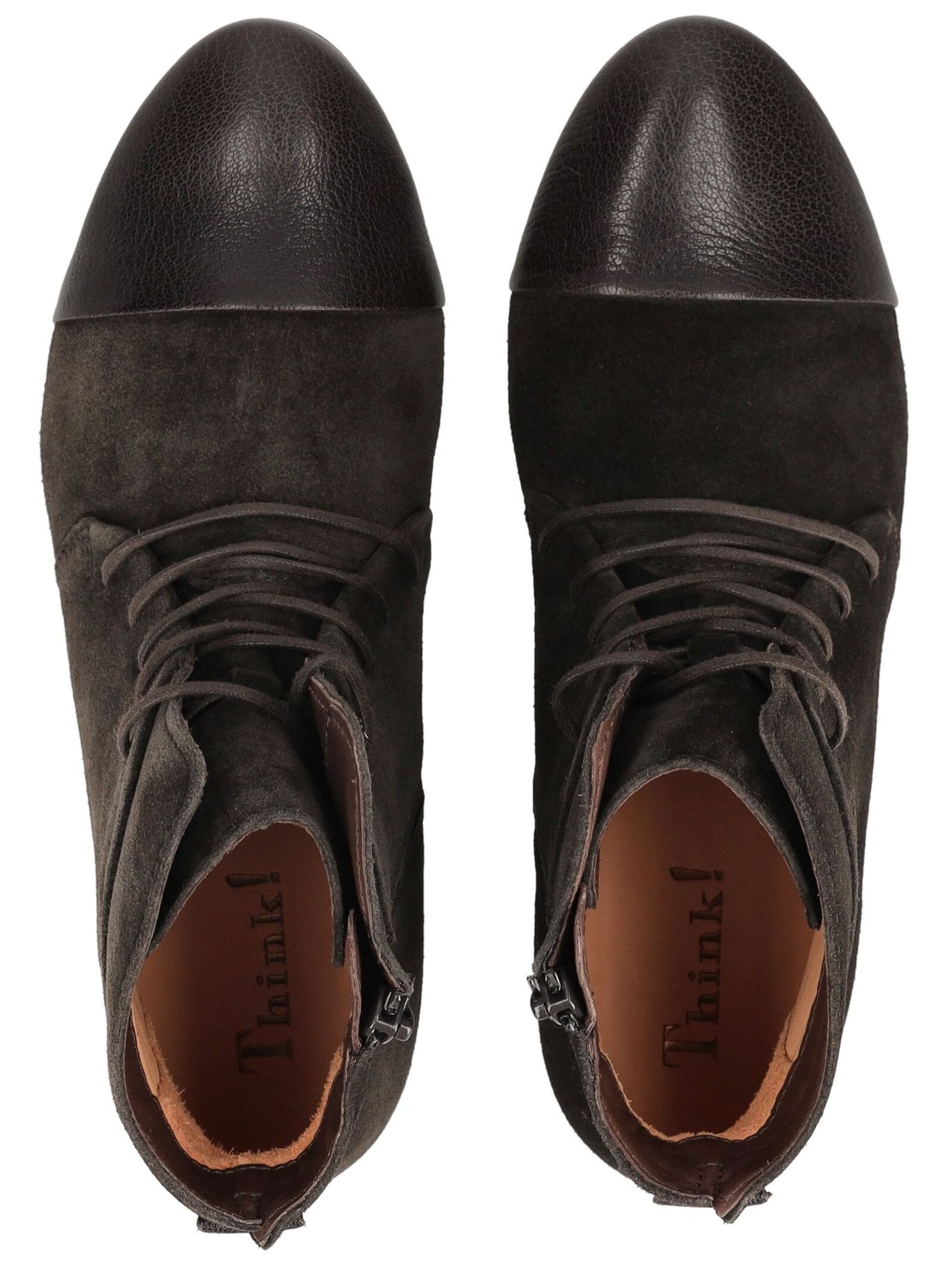 Think! Schnürstiefelette »Think! Stiefelette Leder«