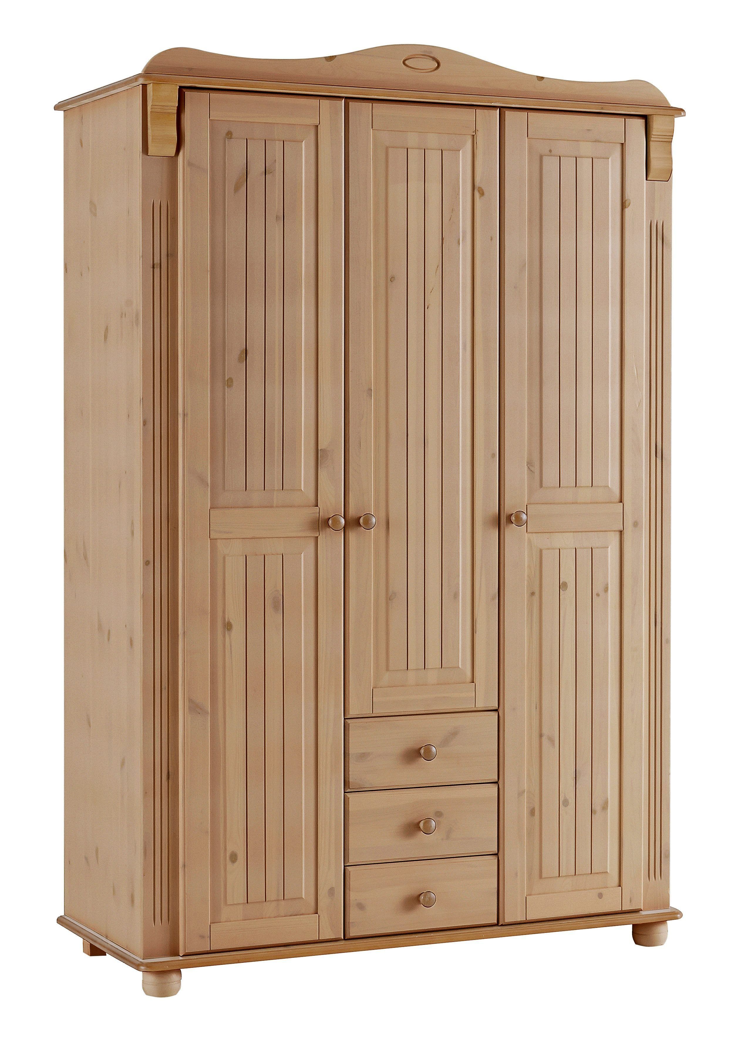 OTTO home Kleiderschrank "Adele" aus massiver Kiefer, Landhausstil