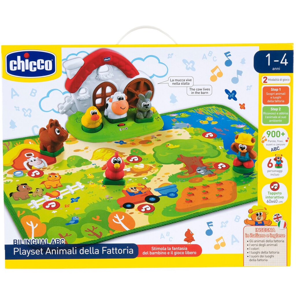 Chicco Spielmatte »Bauernhof Spielset, Spielmatte (D/GB)«, mit Sound