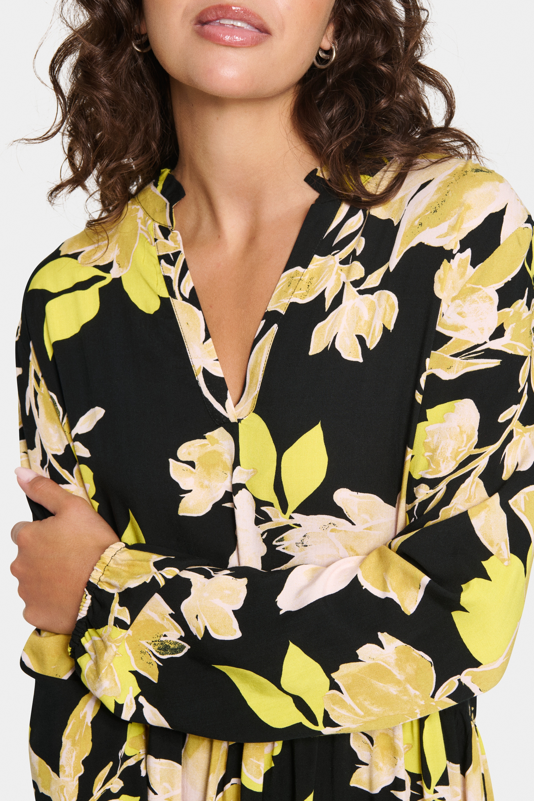 Saint Tropez Druckkleid »EdaSZ LS Dress« Sommerkleid