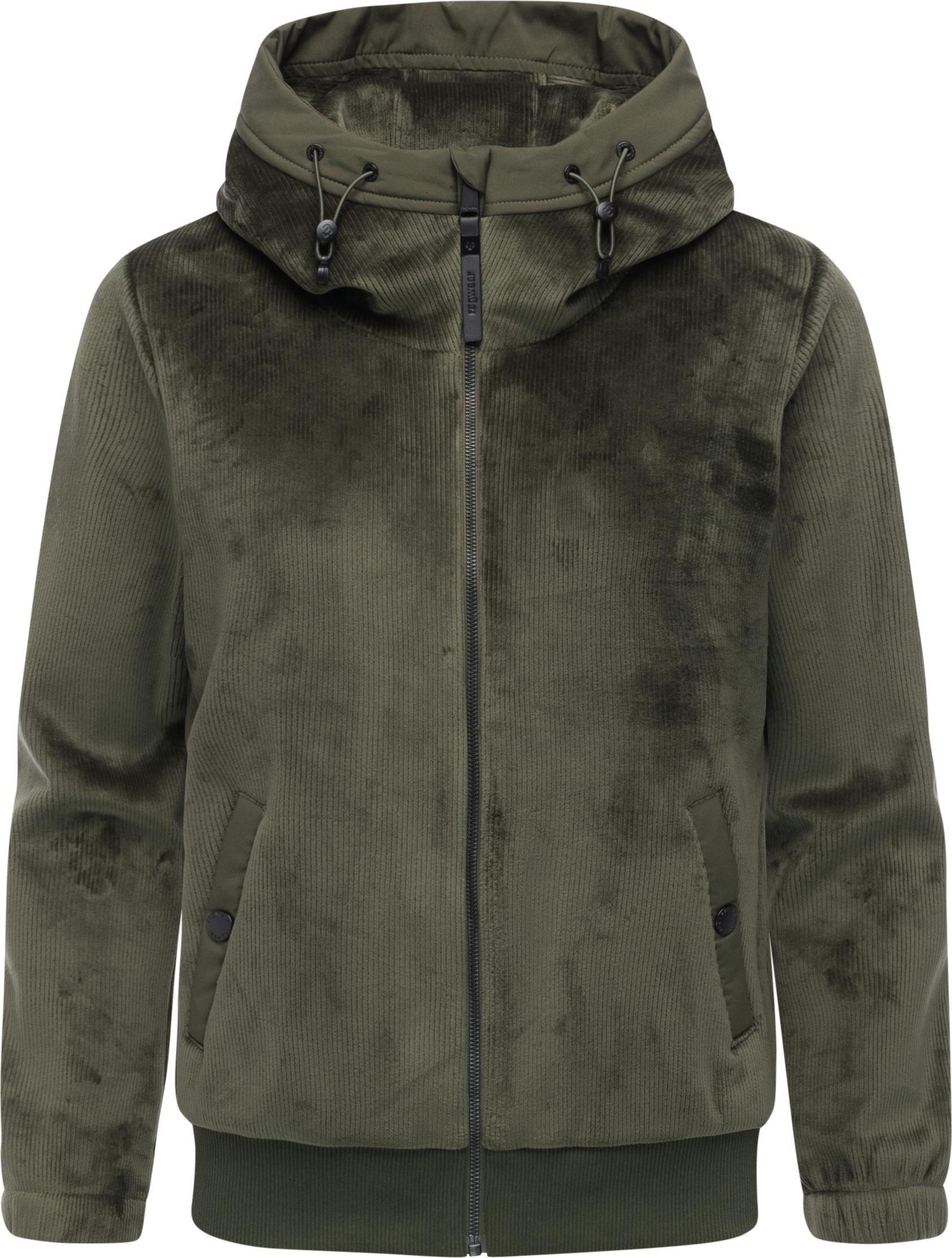 Ragwear Fleecejacke "Cousy Short Bonded" mit Kapuze Übergangsjacke mit kusc günstig online kaufen