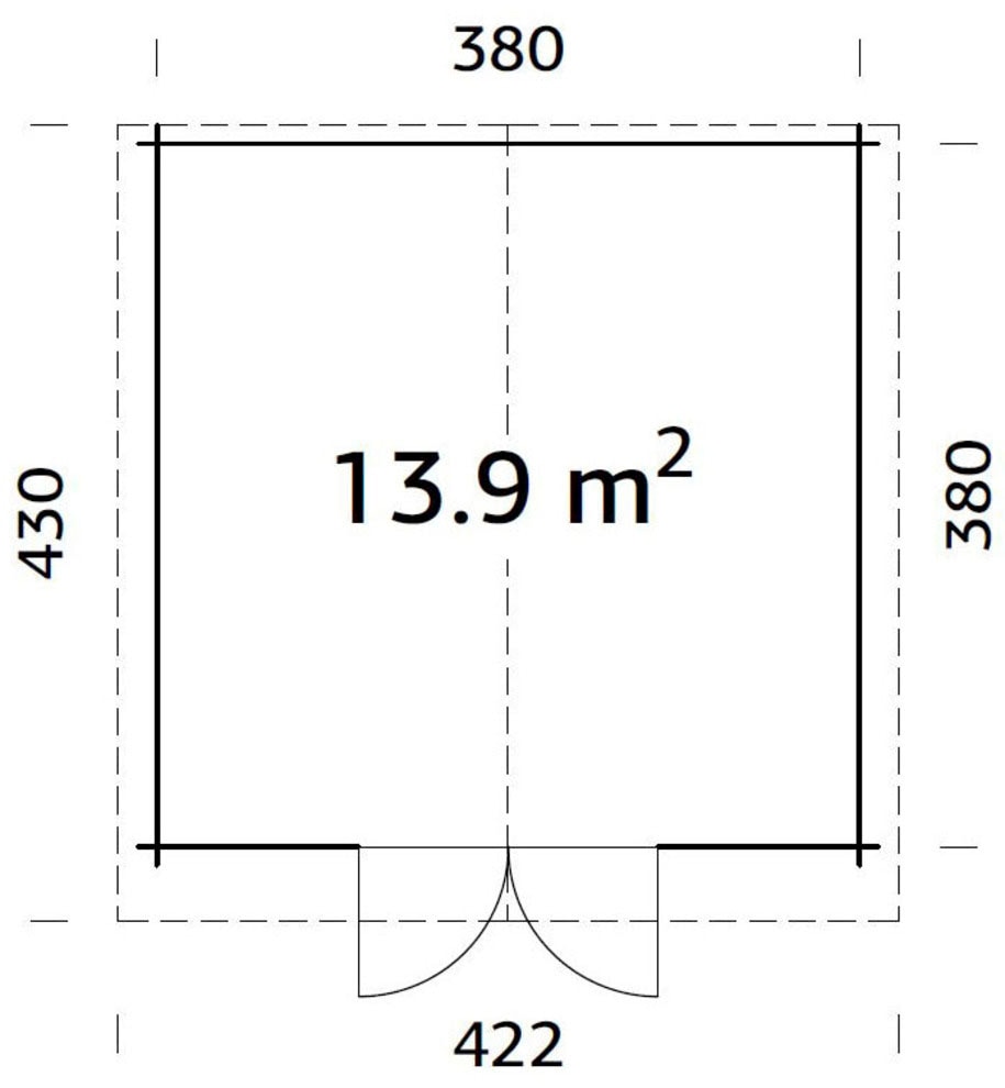 Palmako Gartenhaus »Sally«, 10,2 qm