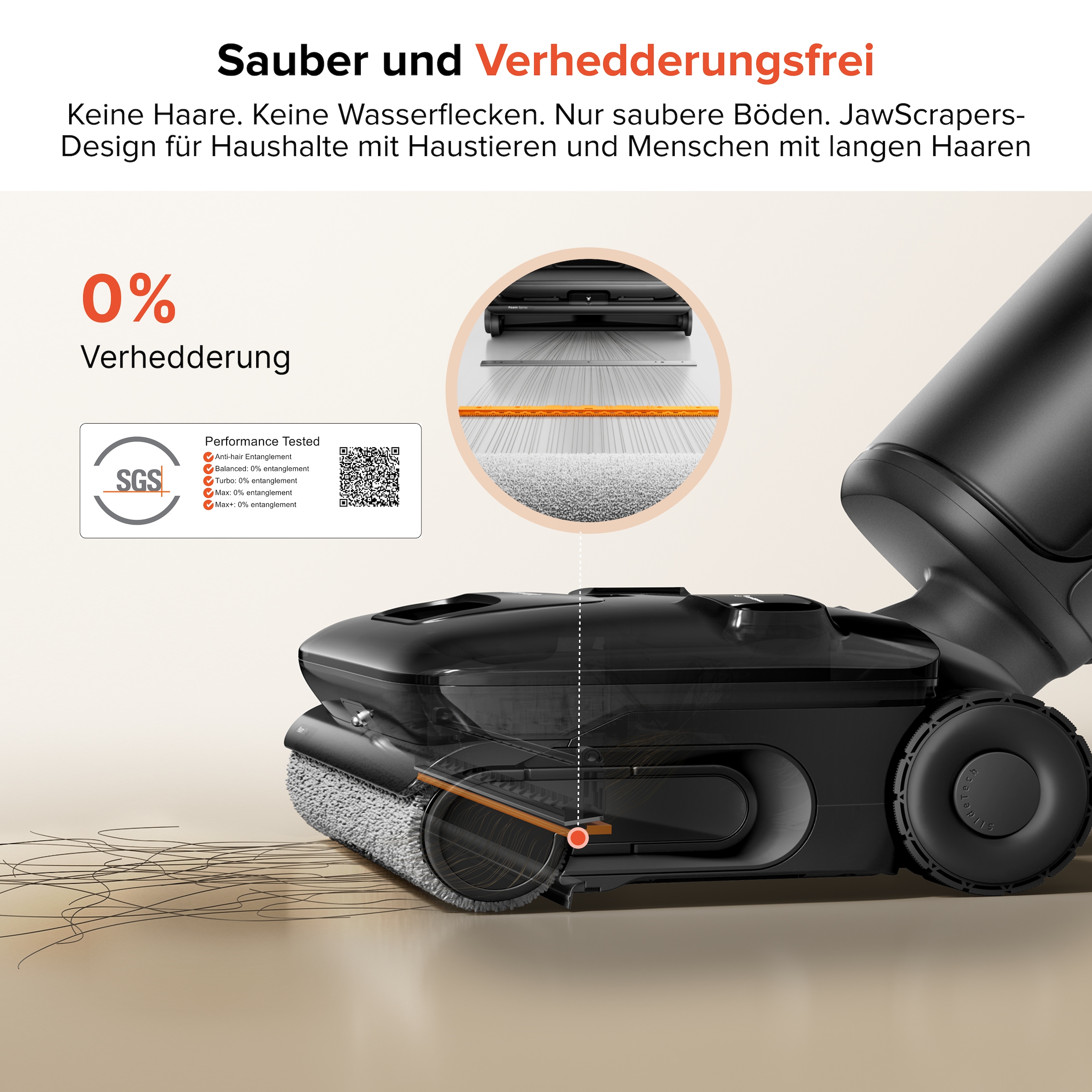 Roborock Nass-Trocken-Akkusauger »F25 ACE Pro« 25.000 Pa, 95 °C Selbstreinigung, Dock-Trocknung und App-Anpassung