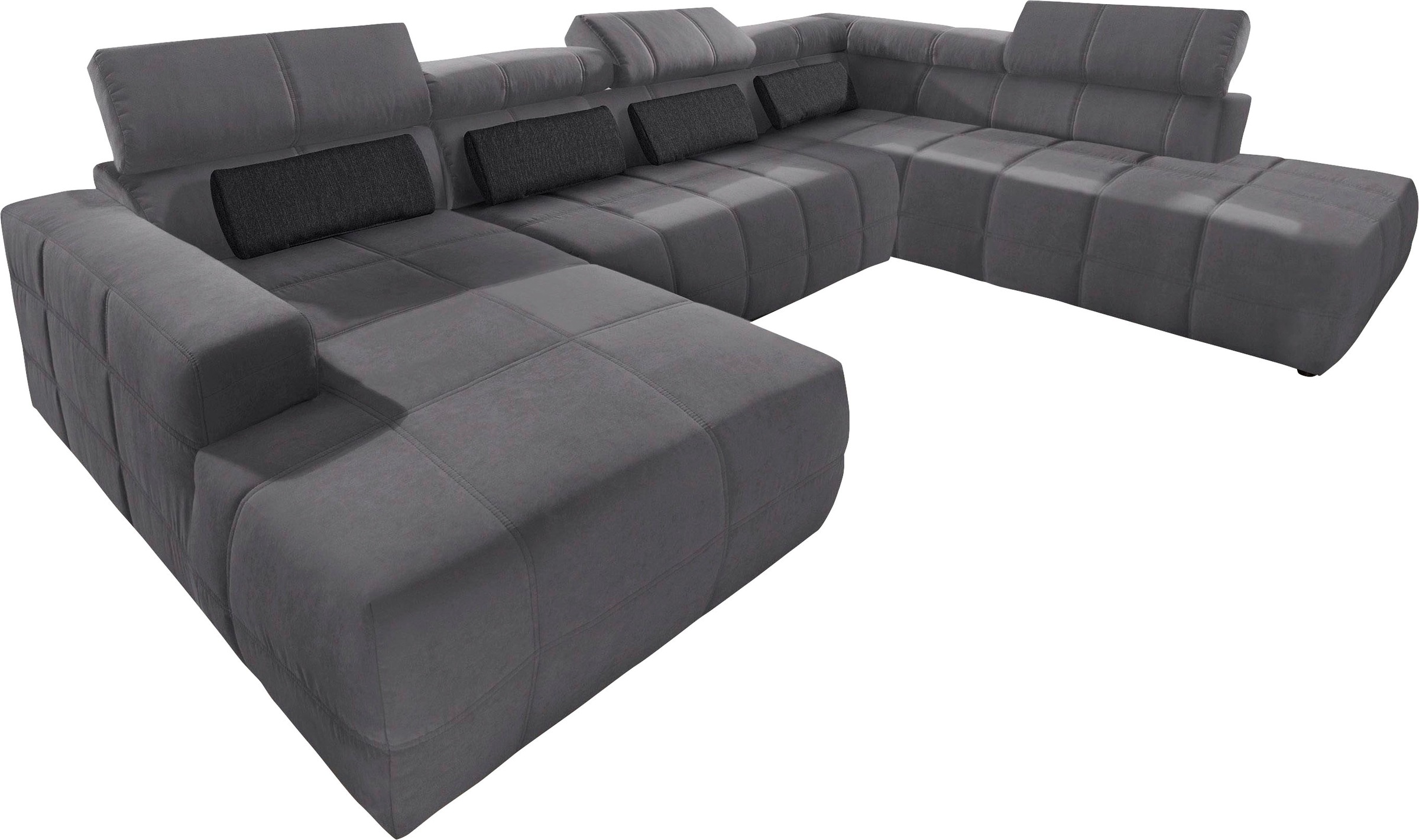 DOMO collection Wohnlandschaft "Brandon, whlw. mit Sitztiefenverstellung, w günstig online kaufen