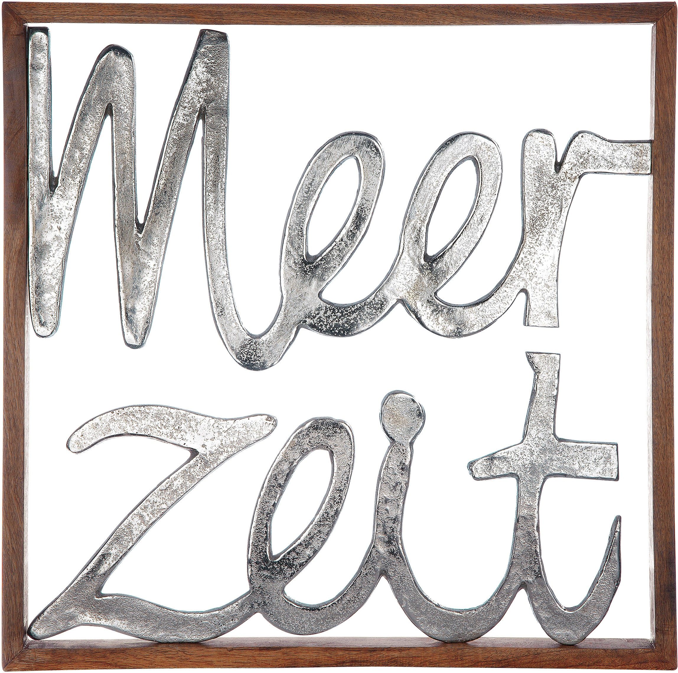 GILDE Wanddekoobjekt "Rahmen XXL Meerzeit" günstig online kaufen