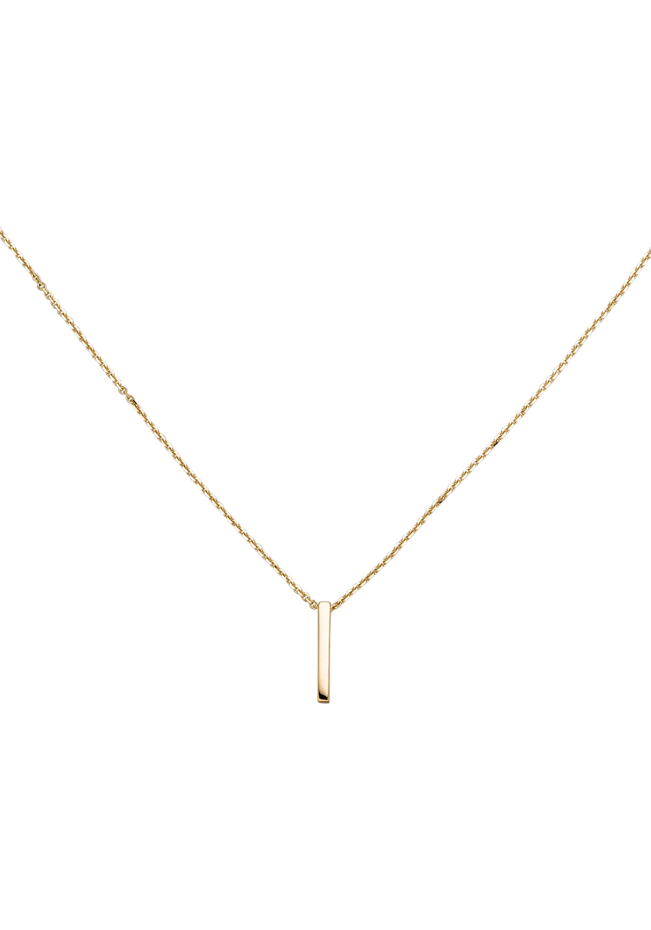 JOBO Kette mit Anhänger »Stab« 375 Gold 42 cm