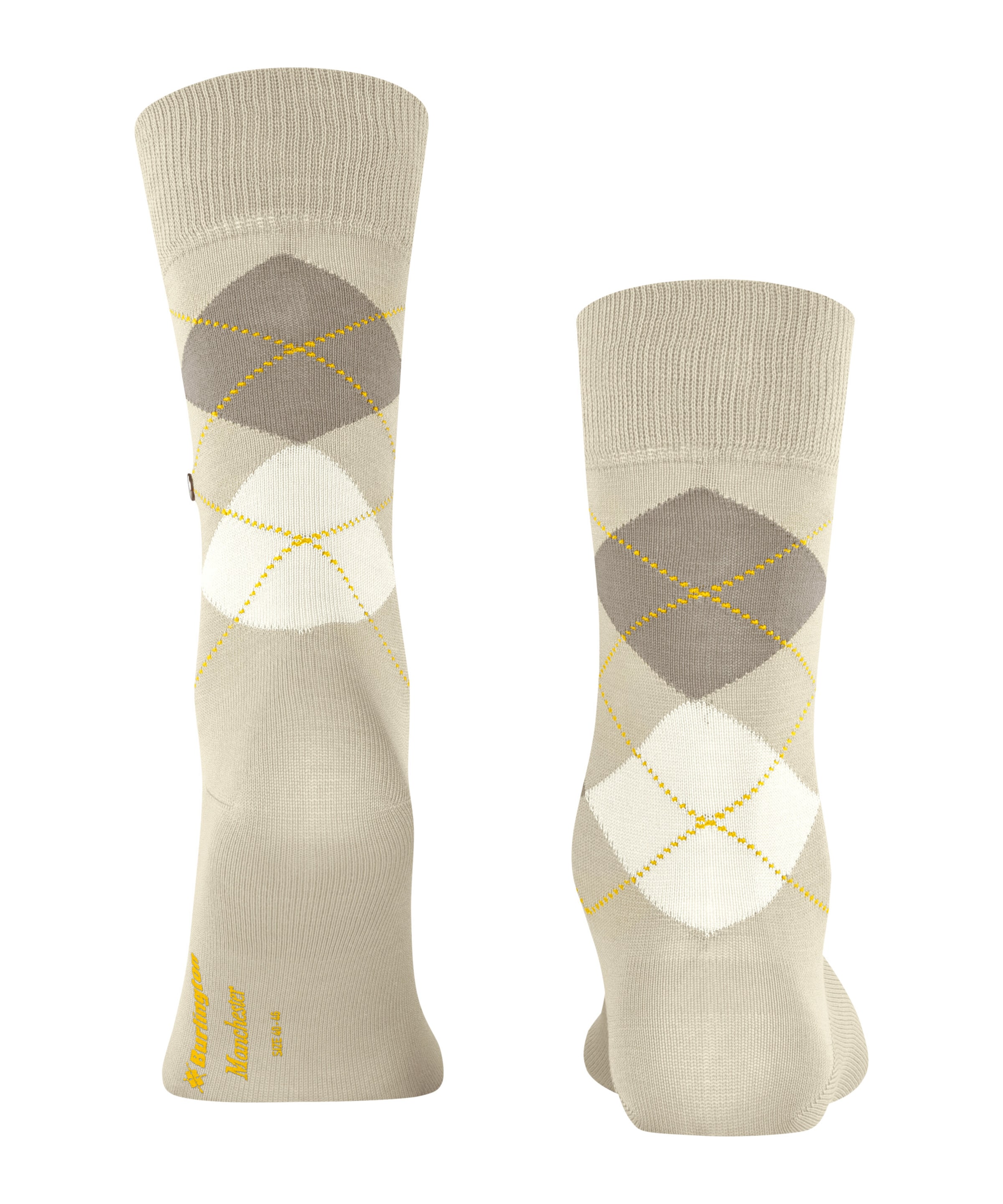 Burlington Socken »Manchester« verstärkt, hochwertig, dünn, kariert