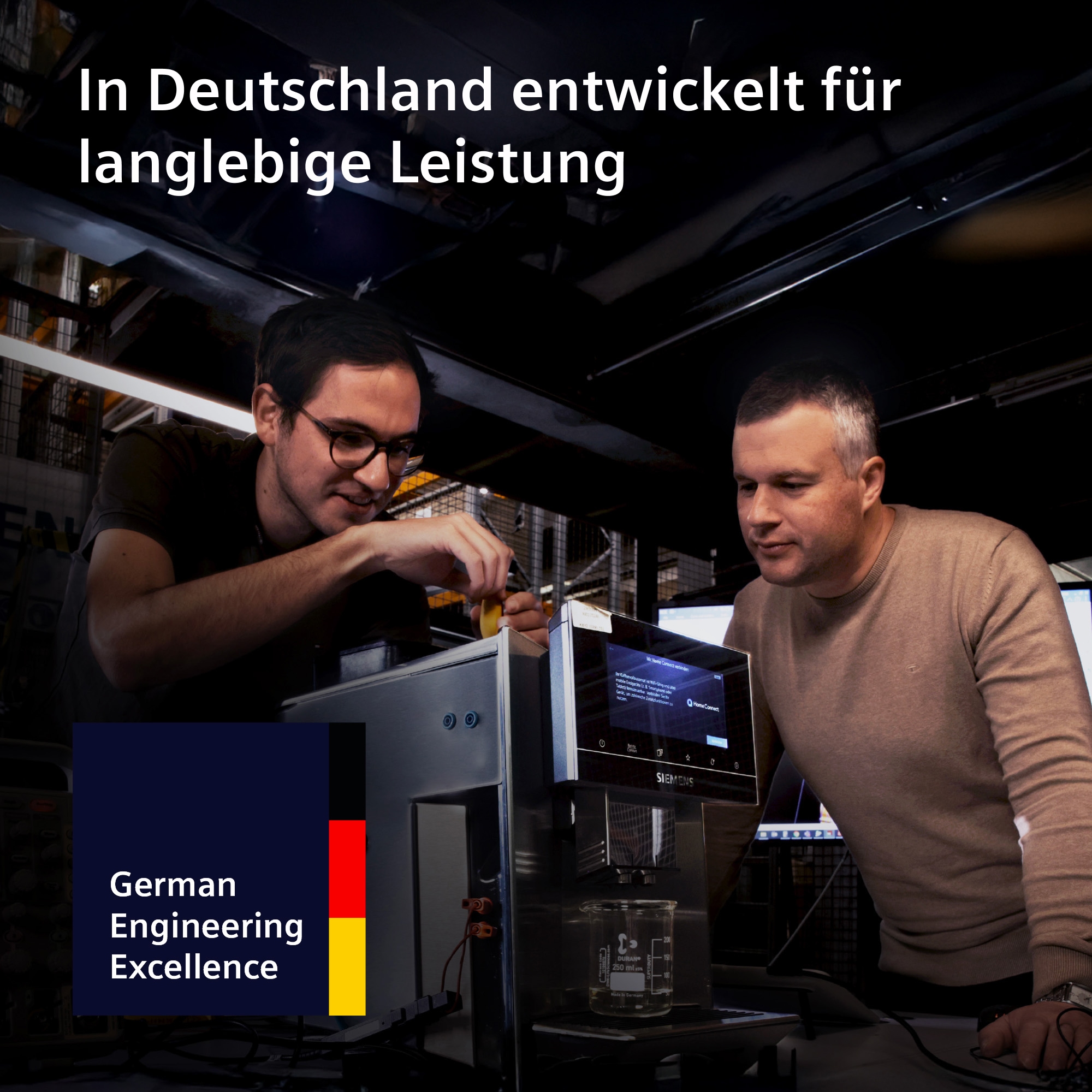 SIEMENS Kaffeevollautomat »TP725E01« farbiges Full-Touch-Display, Doppeltassenfunktion, sehr leise, grau