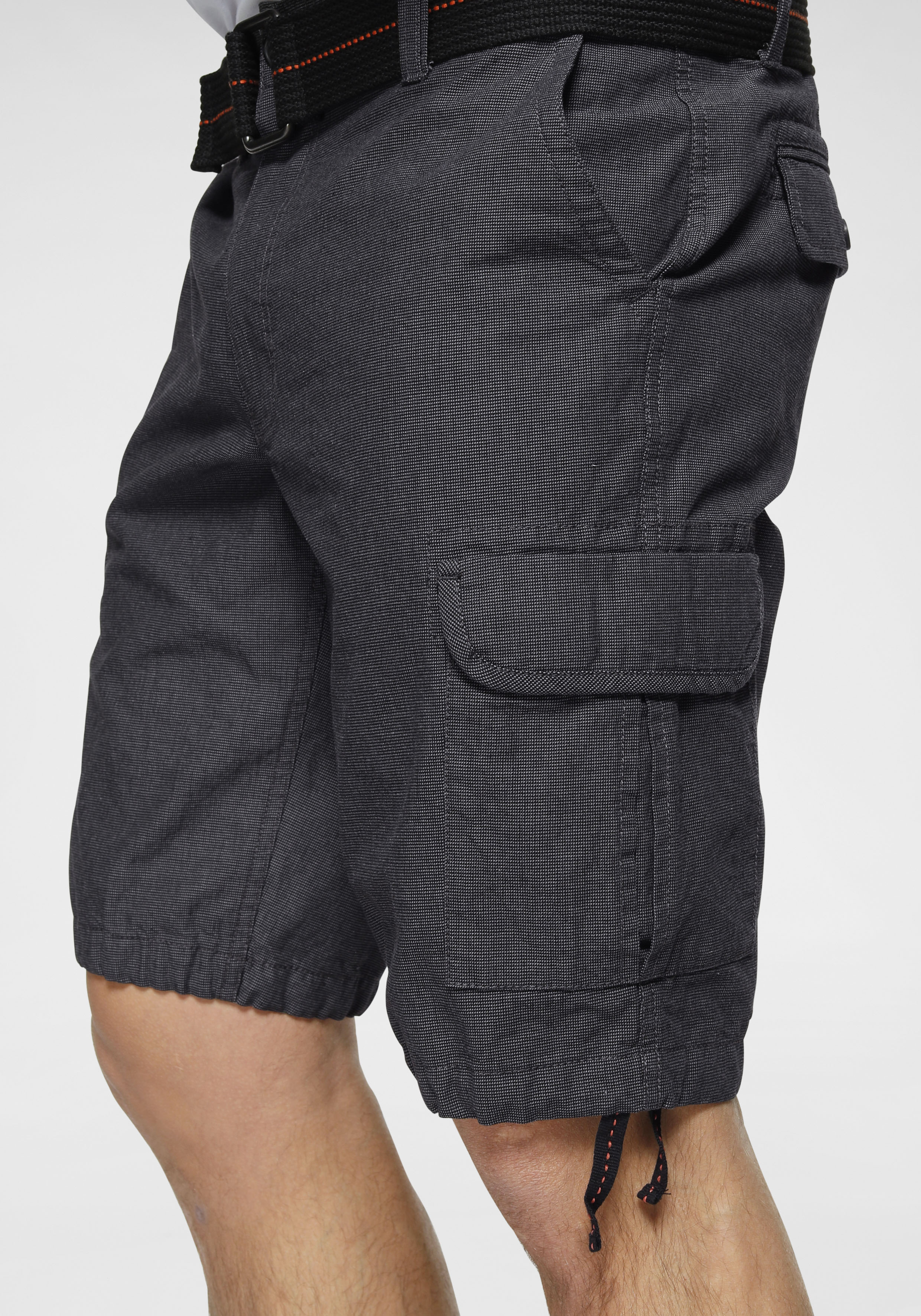 Thumbnail - Bruno Banani Cargoshorts mit modischer Struktur