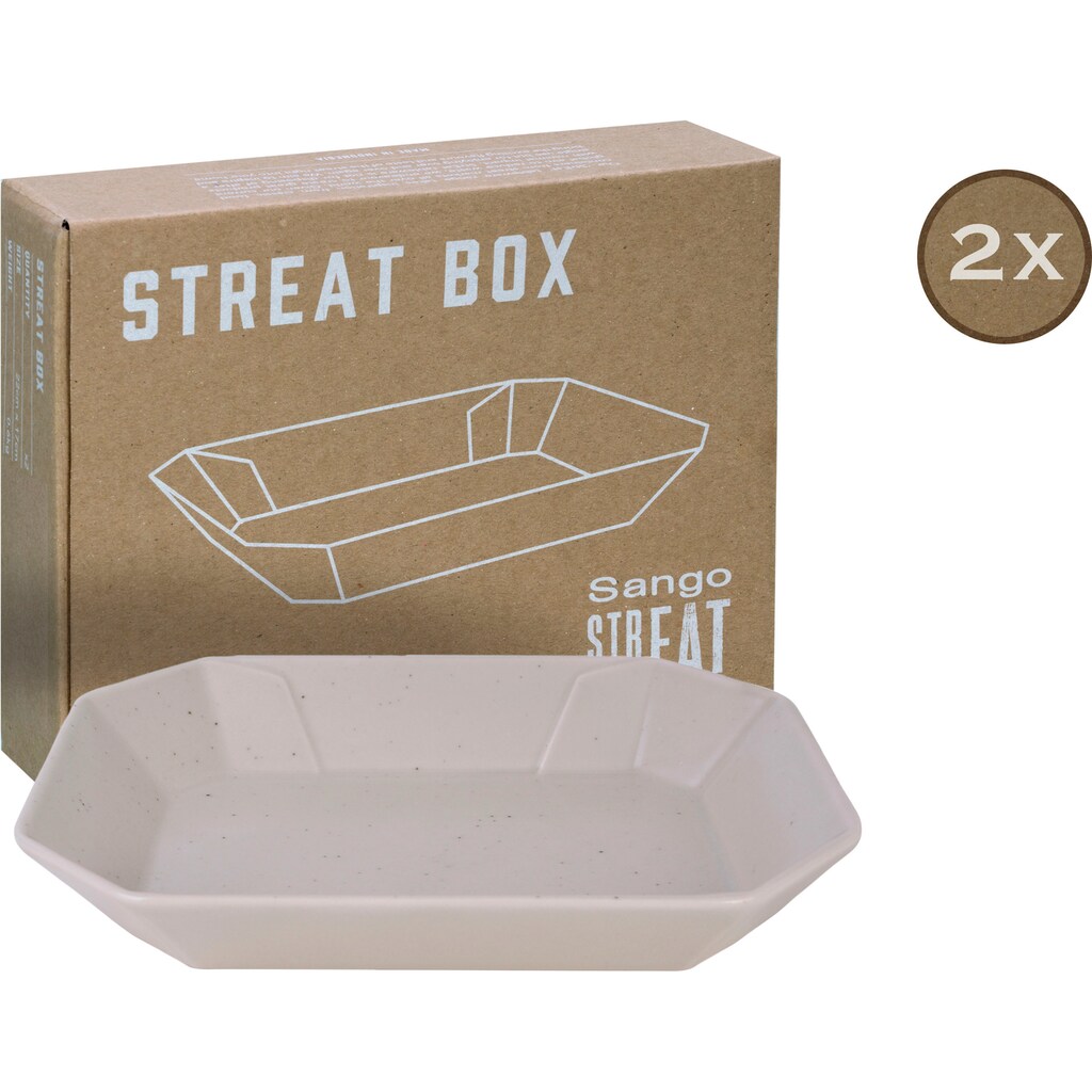 CreaTable Servierschale »Box«, 2 tlg., aus Steinzeug
