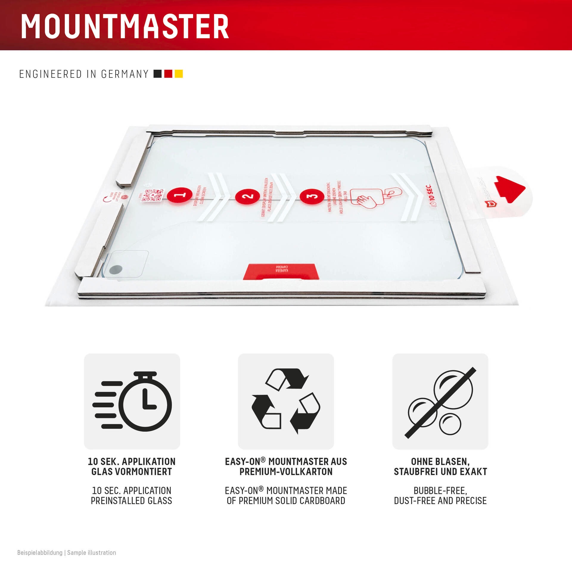 Displex Displayschutzglas »Tablet Real Glass« für Apple iPad 10,9'' (10. Gen.) Displayschutzfolie, Schutzfolie, Bildschirmschutz, kratz- & stoßfest