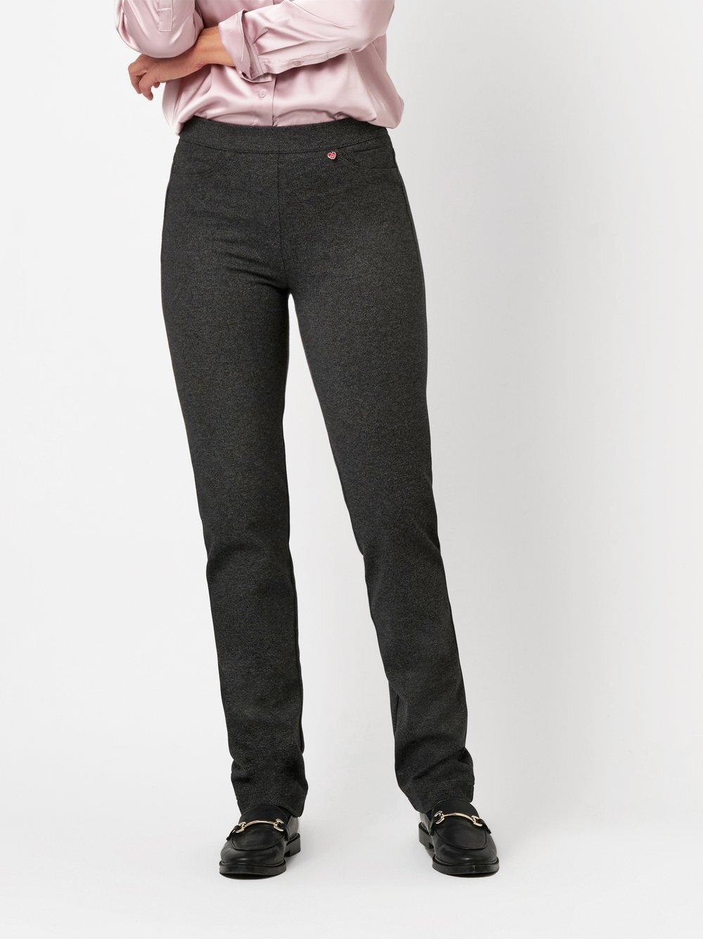 Relaxed Stretch-Hose »Alice«  in Tweed-Optik