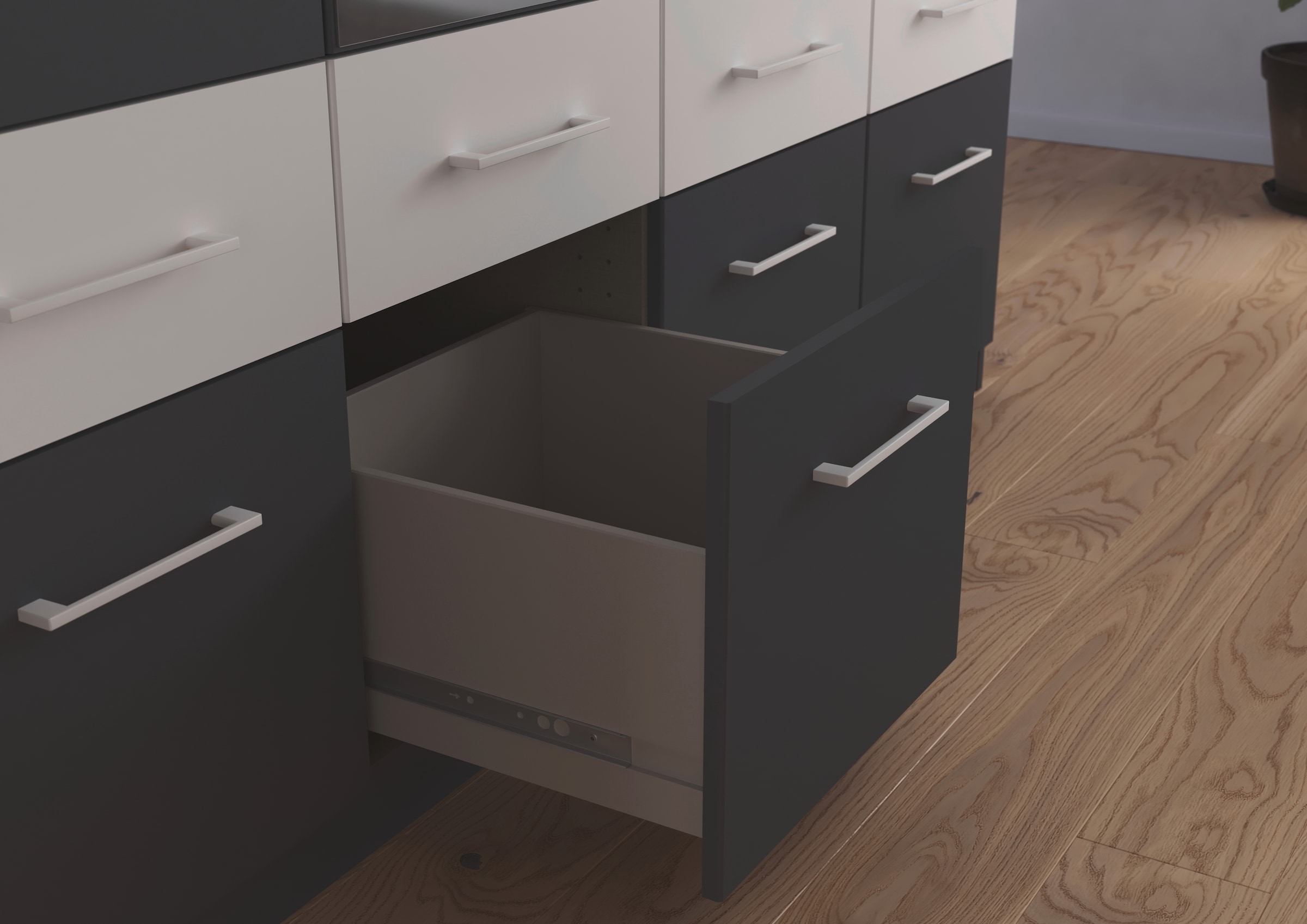 rauch Kleiderschrank »Kleiderschrank Schrank Garderobe Wäscheschrank DUNDEE«, (mit 3 Griff-Varianten), Schubladen in zwei Höhen, optional mit Spiegel MADE IN GERMANY