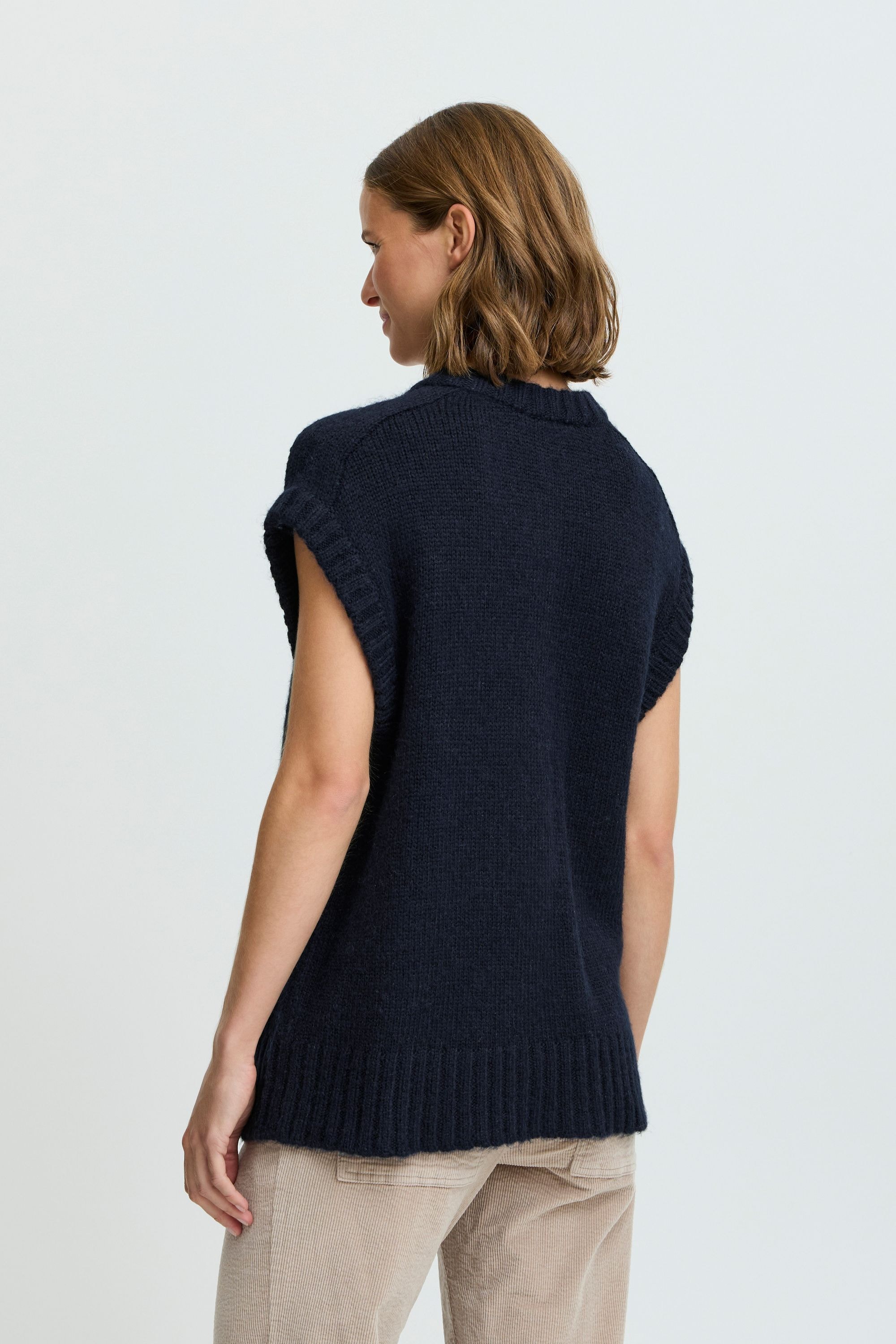 b.young Strickweste »Strickjacke BYOKSANA VEST -«