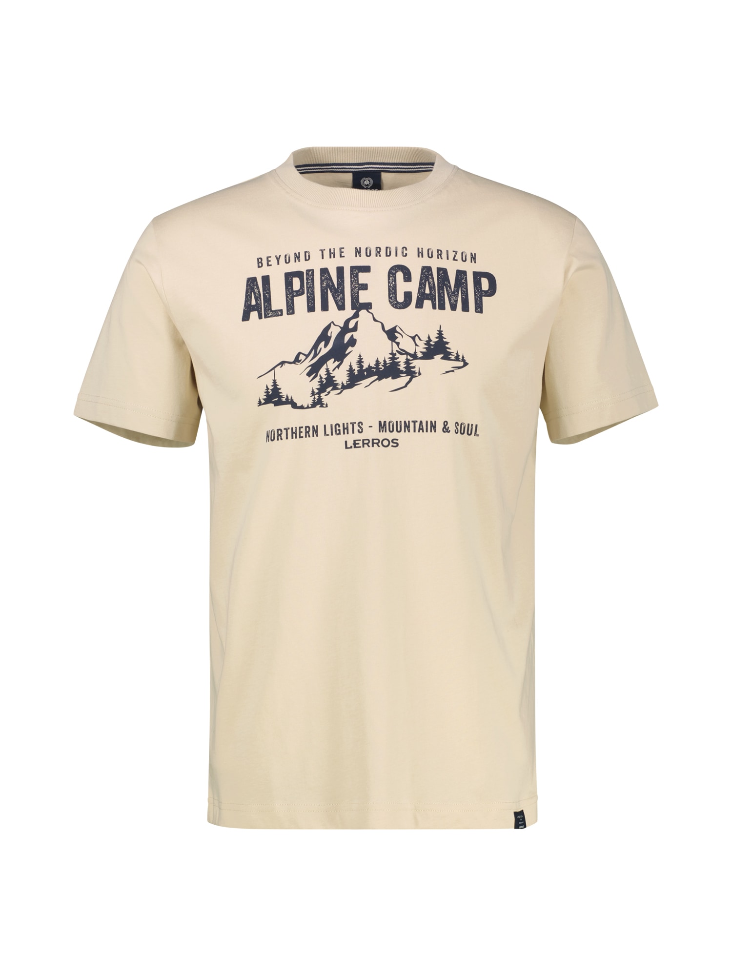 LERROS "T-Shirt mit Outdoorprint in Großen Größen"