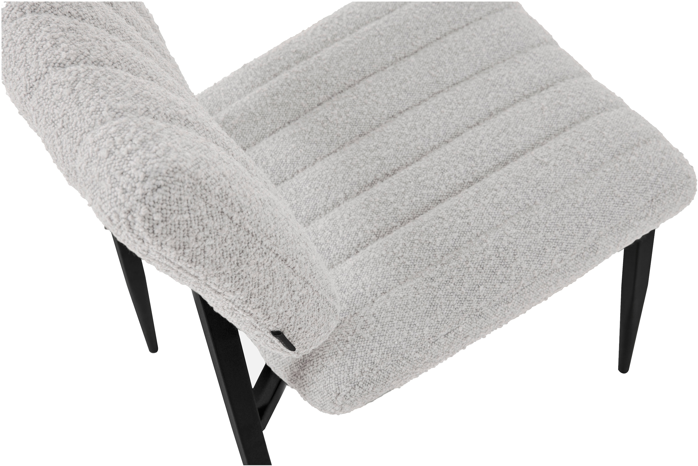 OMG Design Esszimmerstuhl »Dirk«, (Set), 2 St., Stoff, moderner Boucle Bezug, bequem gepolstert
