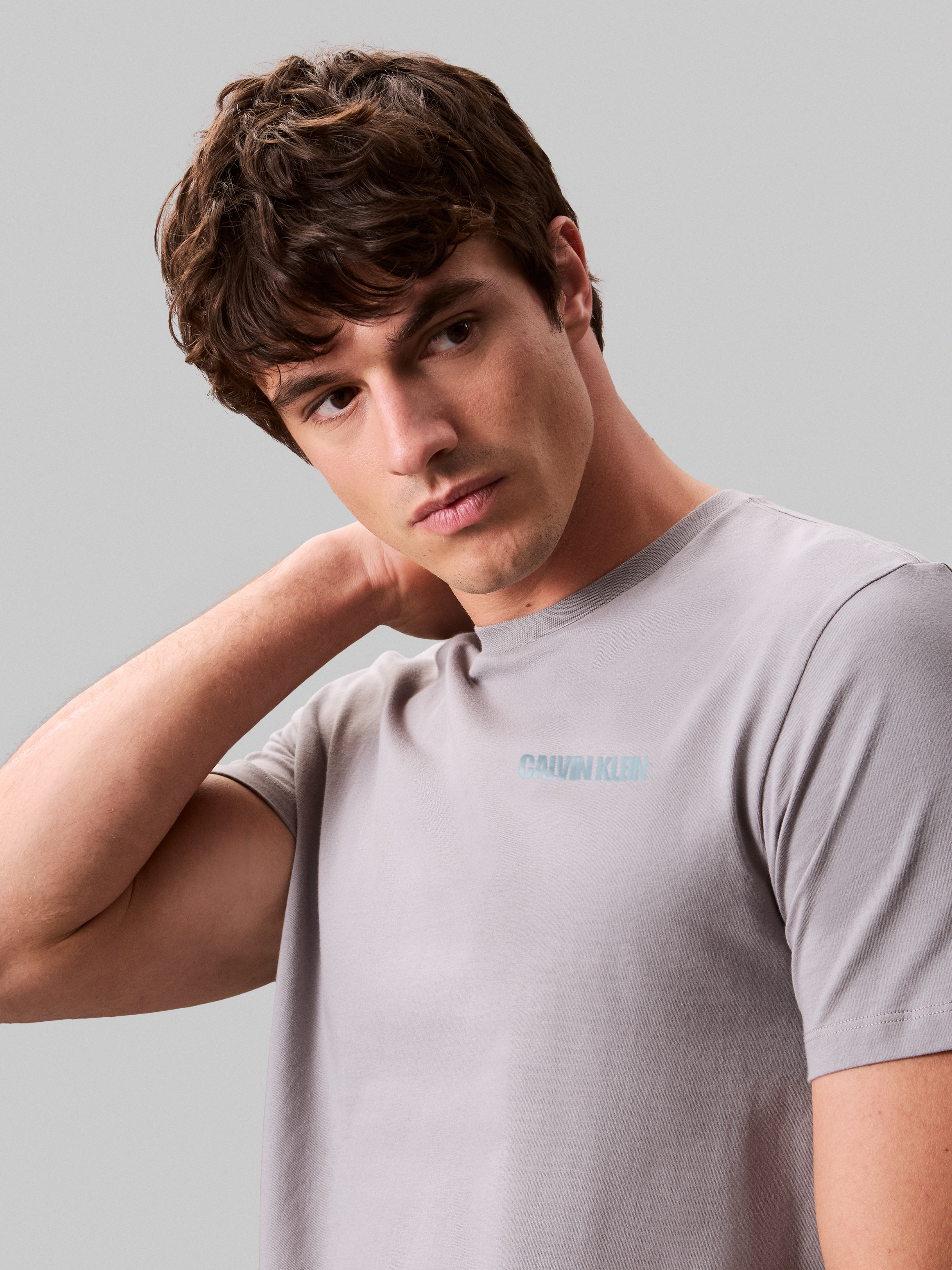 Calvin Klein Jeans T-Shirt »SS 30s E WRD STRTCH«, mit großem Logodruck auf dem Rücken