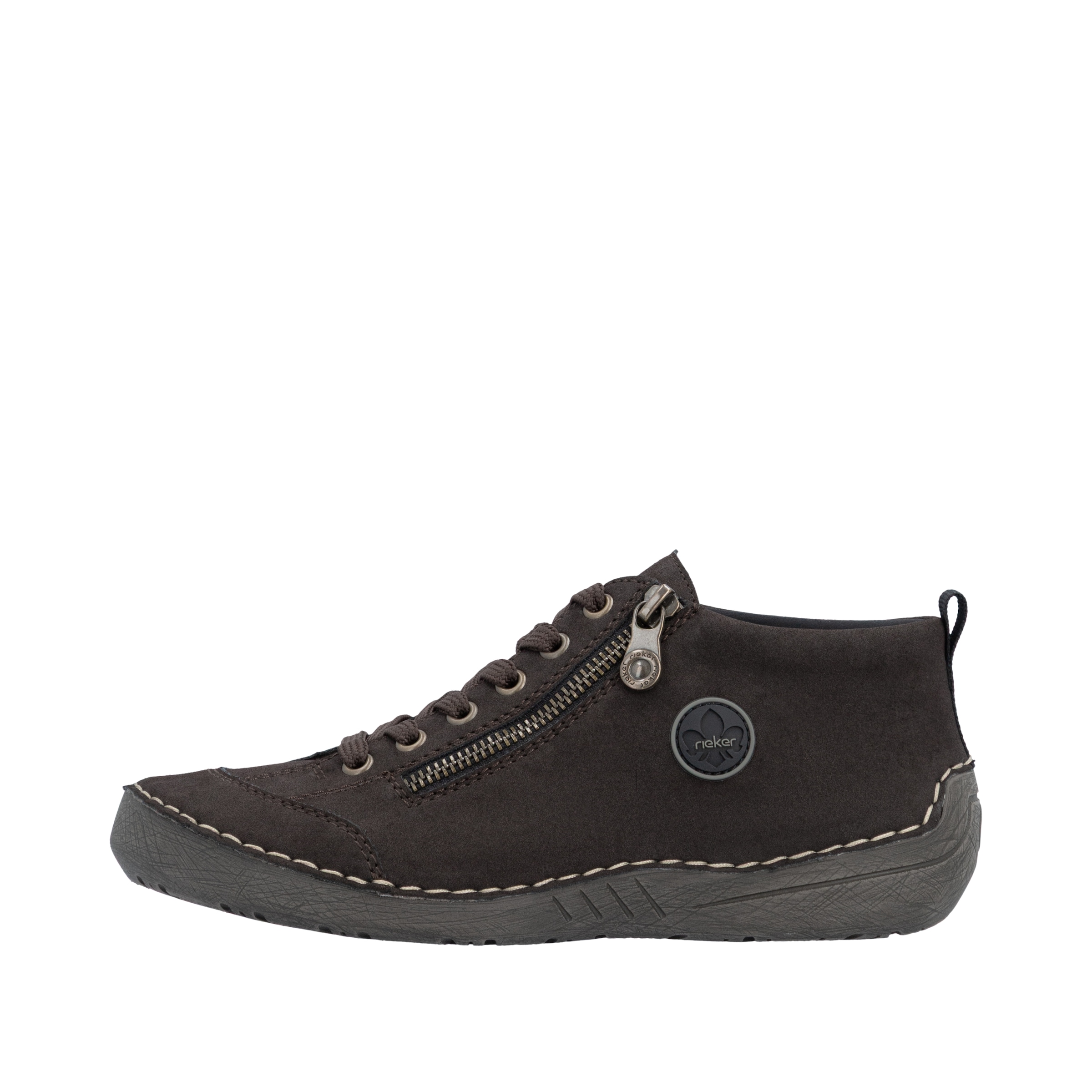 Rieker Schnürboots  Sneaker, Schnürschuh, Outdoorschuh mit Reißverschluss