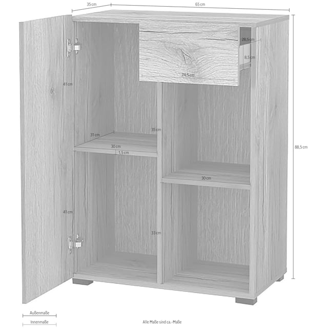 Helvetia Aktenschrank »Agapi«, Breite 65 cm. | BAUR