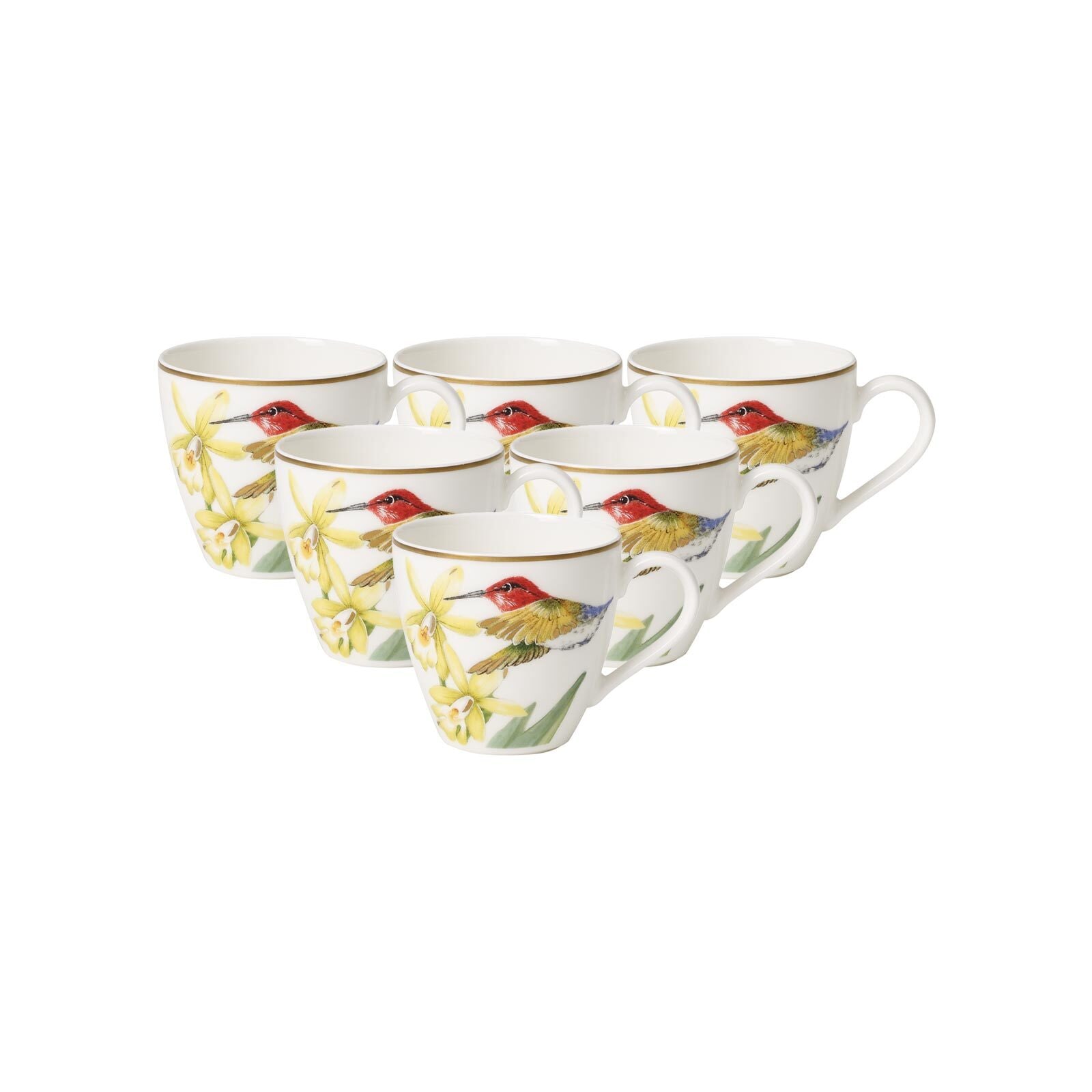 Villeroy & Boch Espressotasse "Mokka- / Espressotassen Amazonia 60 ml 6er Set bunt" Handwäsche wird empfohlen