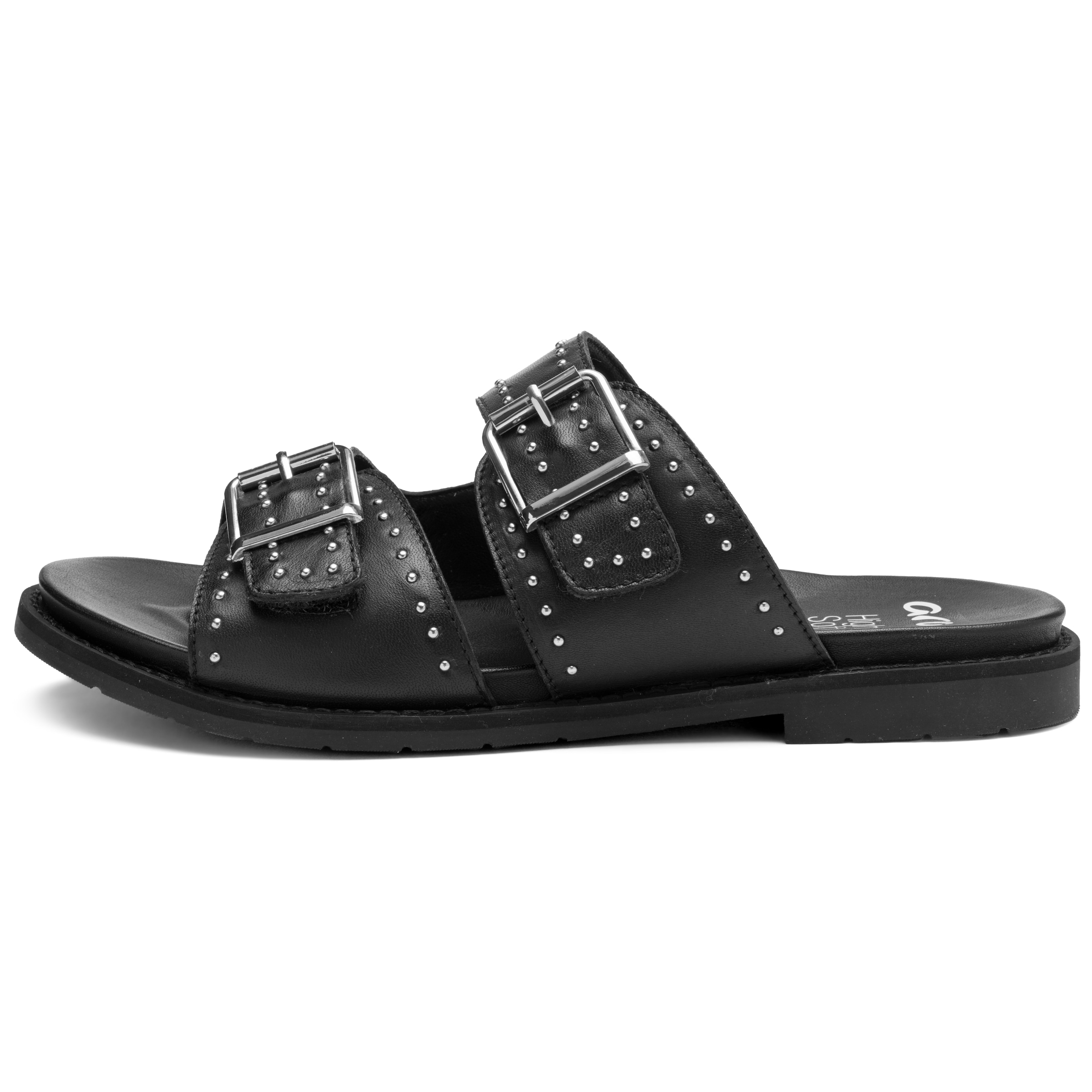 Ara Pantolette »ELBA«  Blockabsatz, Schlupfschuh mit kleinen Nieten verziert, G-Weite (=weit)