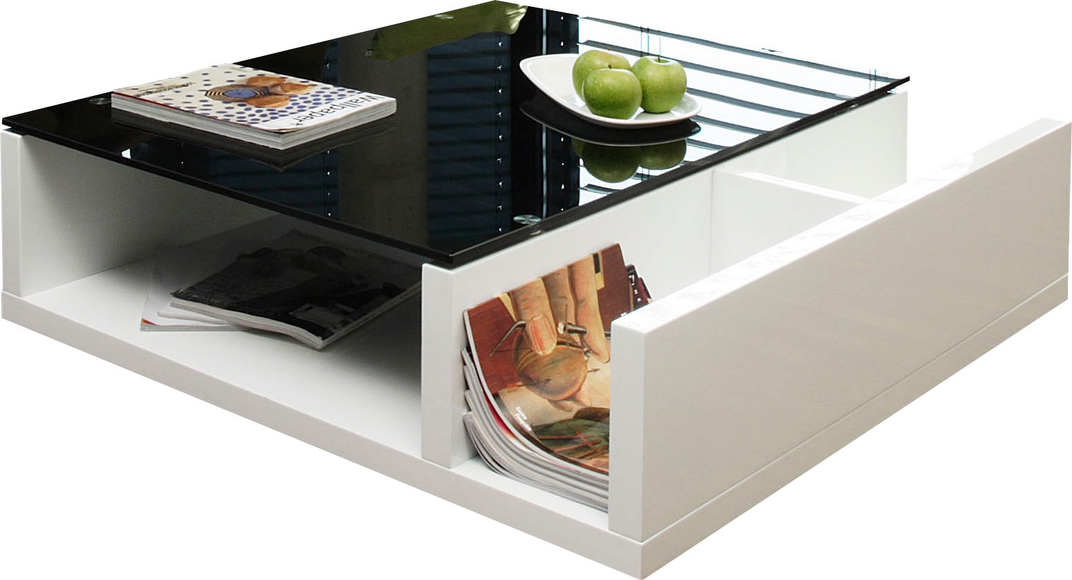 SalesFever Couchtisch "Eleganter Couchtisch" Praktisch mit integriertem Sei günstig online kaufen